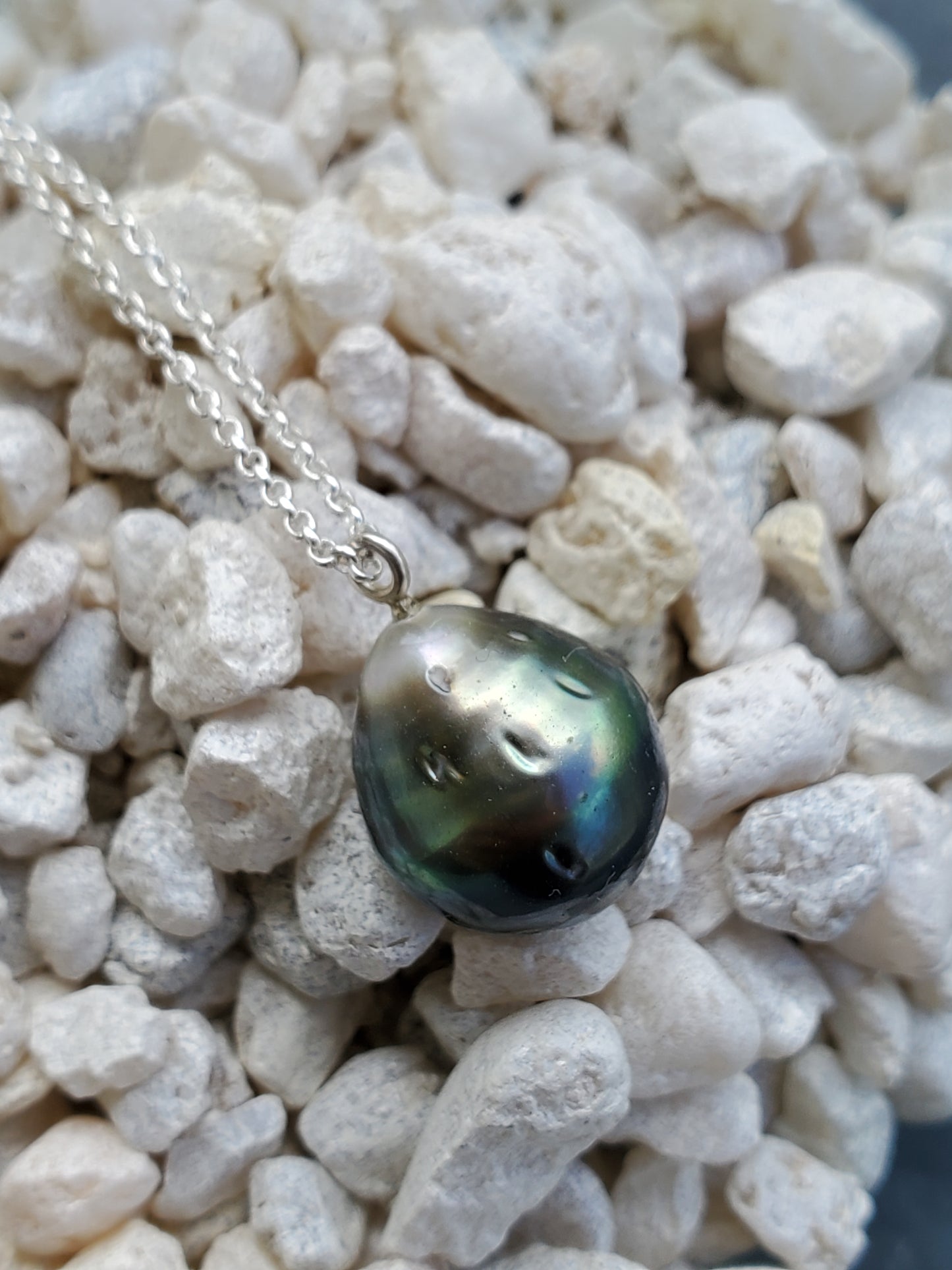Tear Drop Tahitian Pendant 11mm