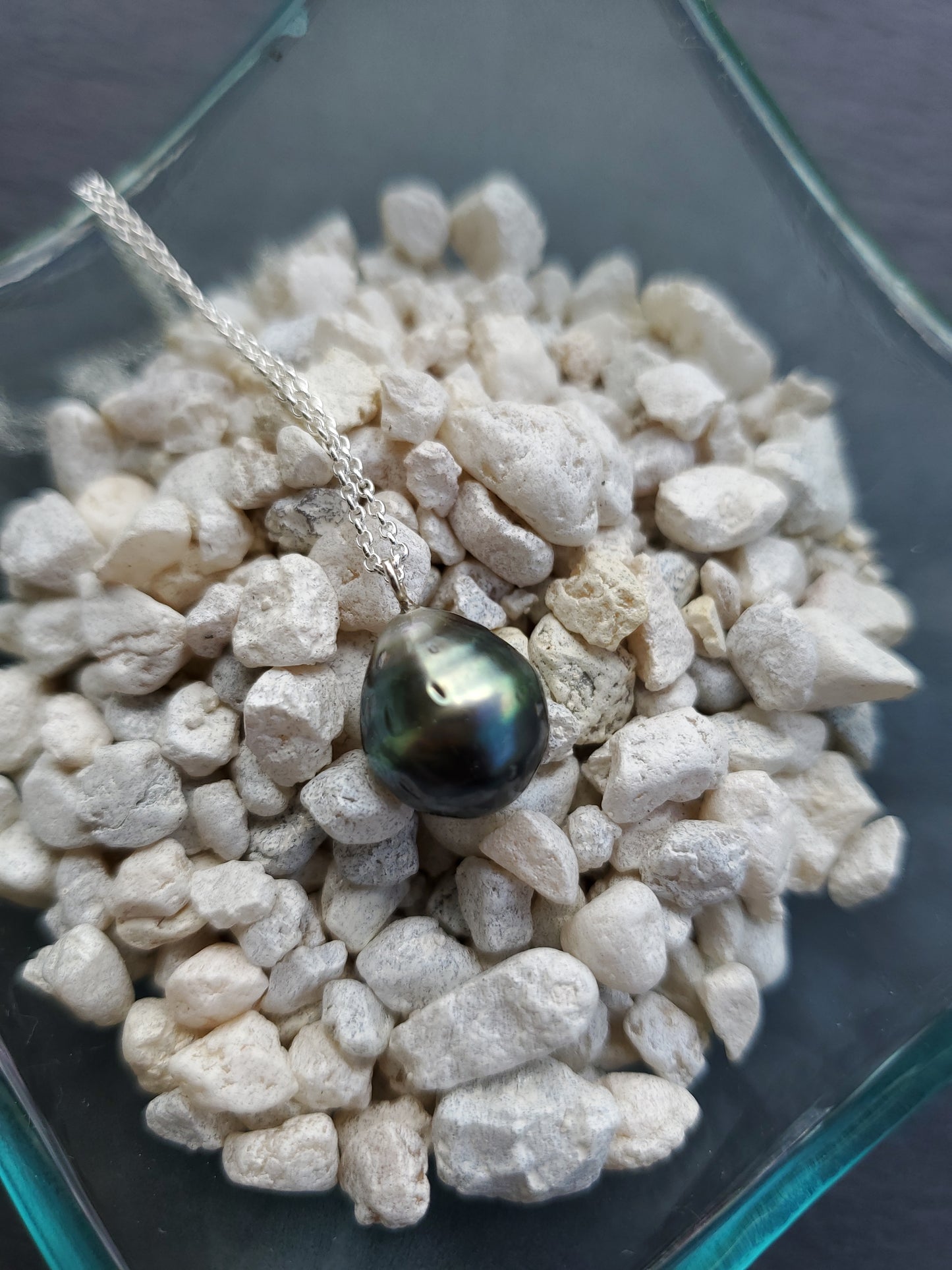 Tear Drop Tahitian Pendant 11mm
