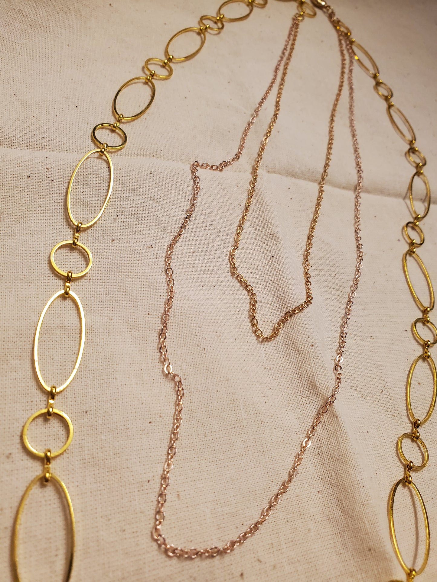 Brass Layered Necklace