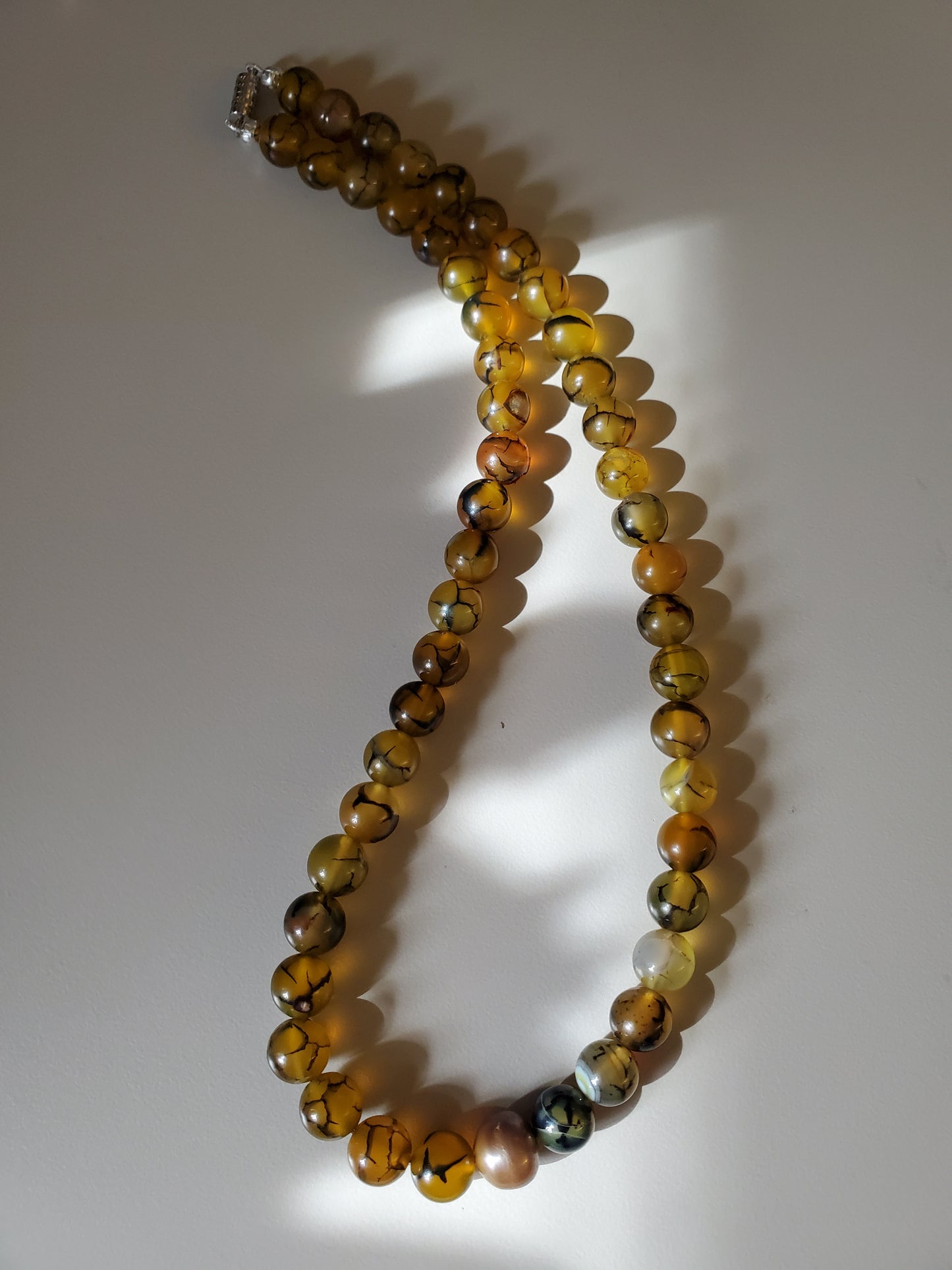 Gemstone Necklace Dragon Vein