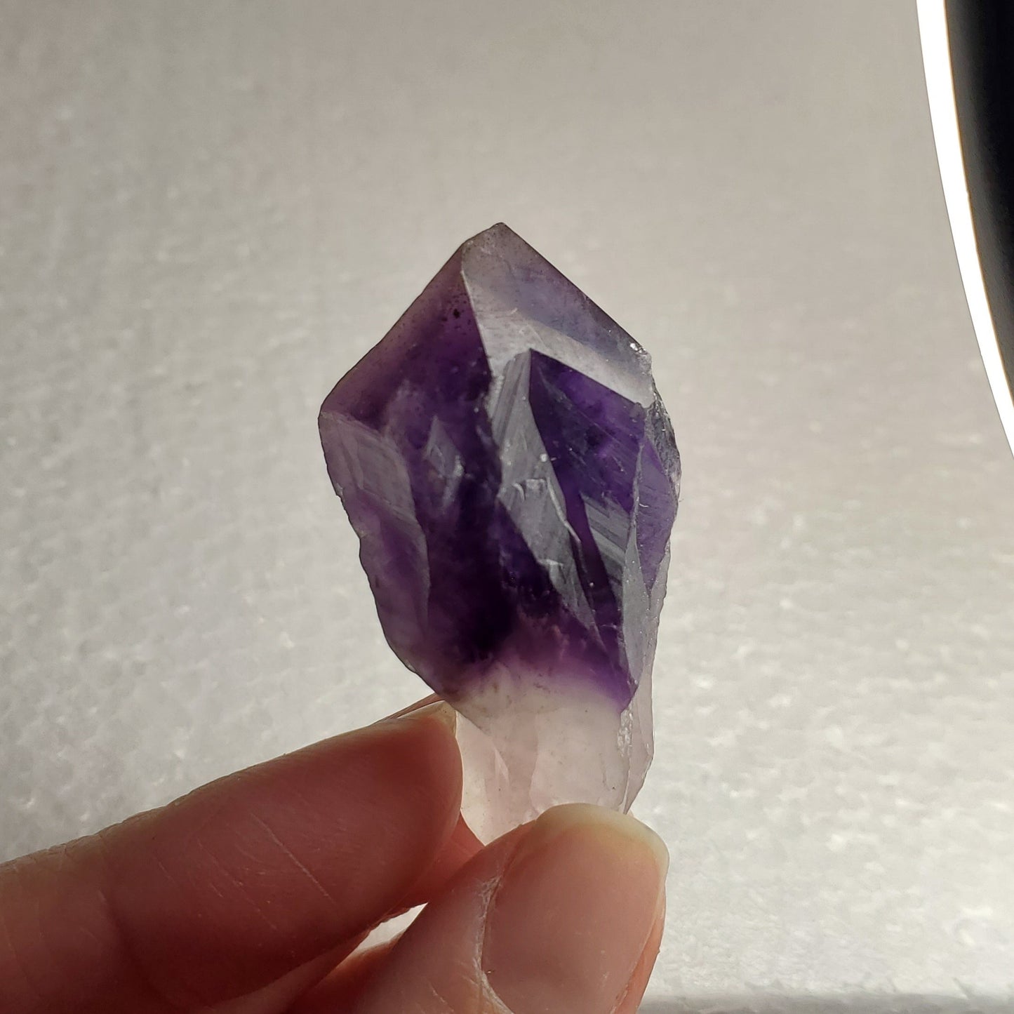 Natural Phantom Amethyst Root Crystal D