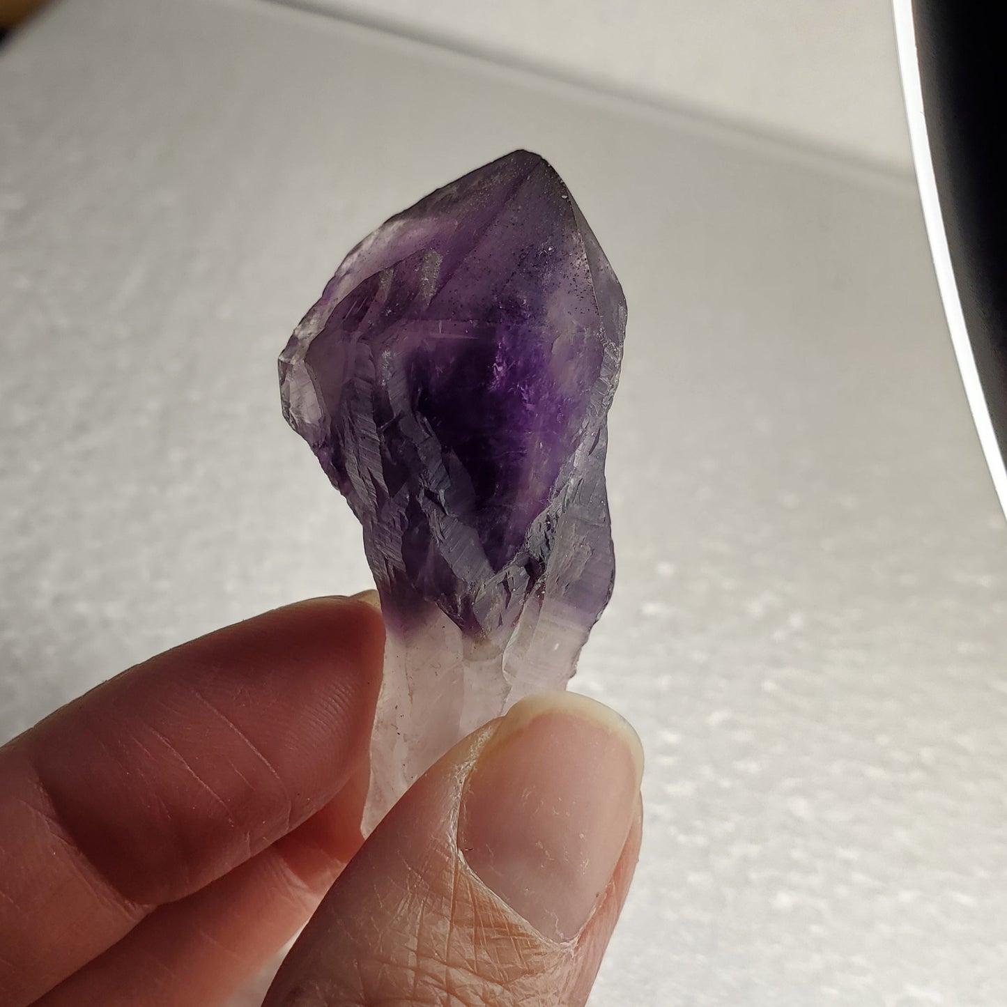 Natural Phantom Amethyst Root Crystal D