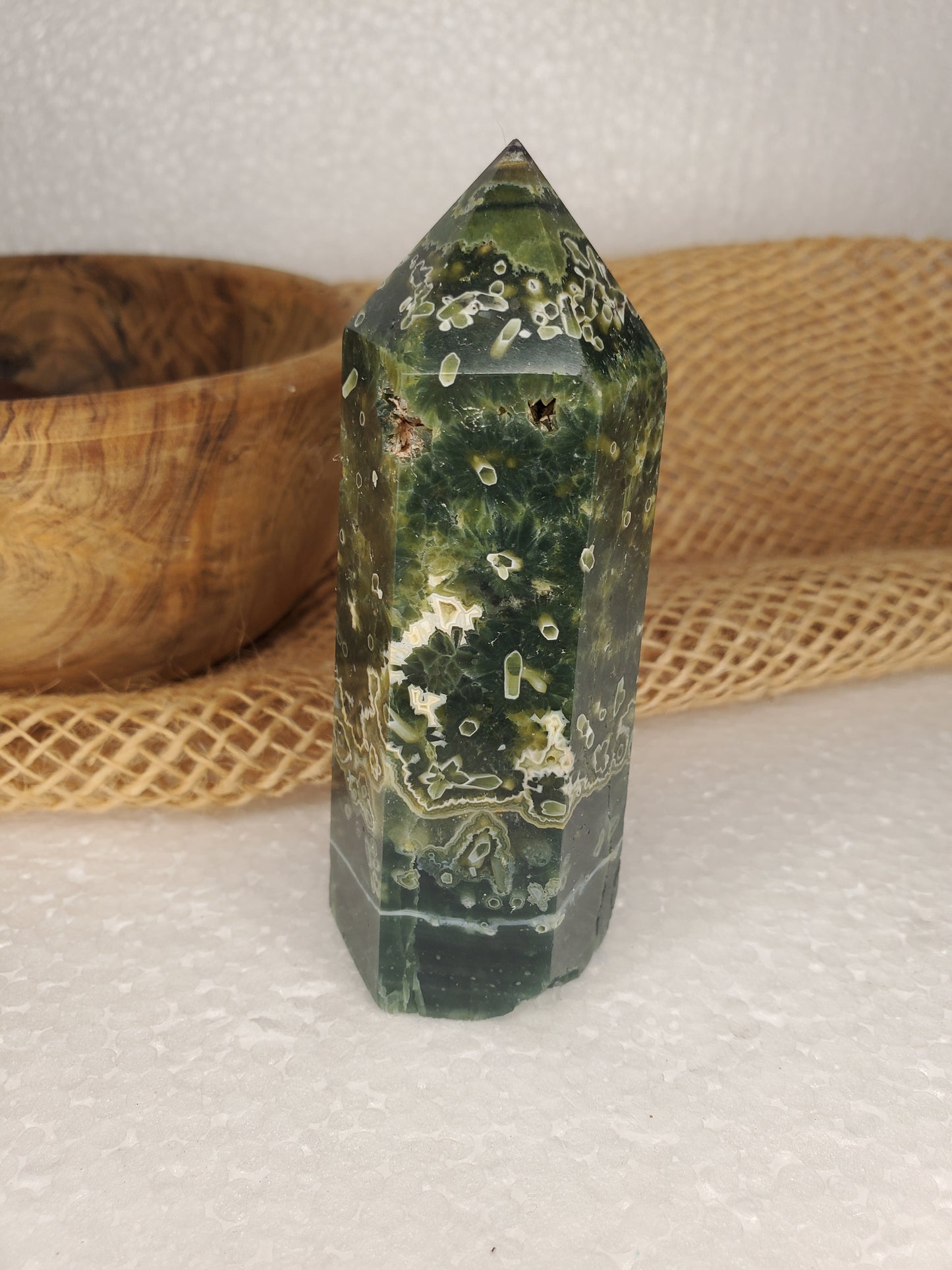 Tree Moss Agate Tower