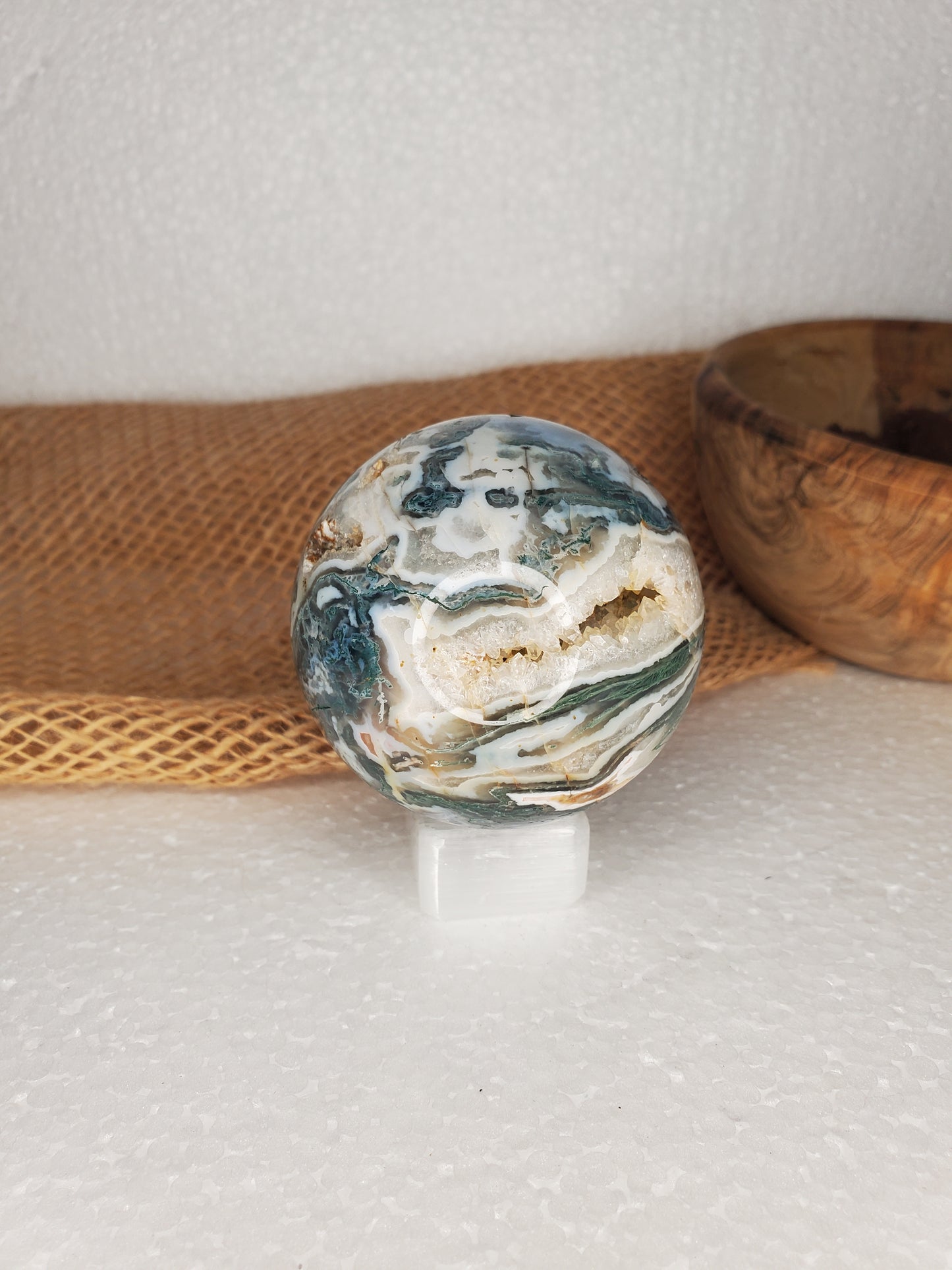 Moss Agate Sphere