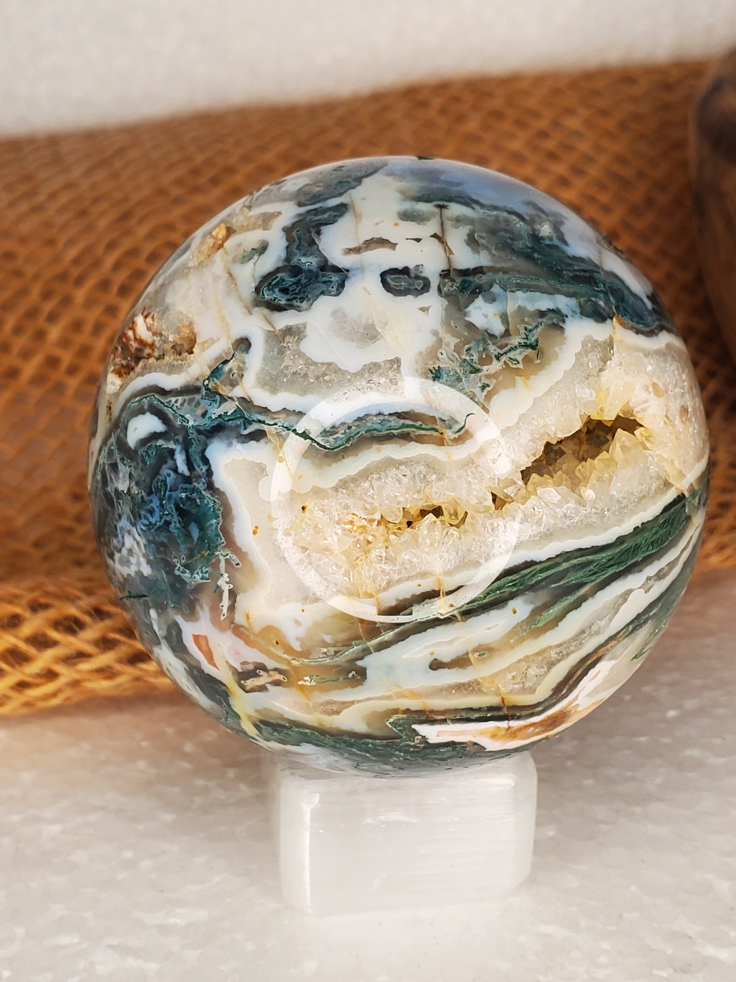 Moss Agate Sphere