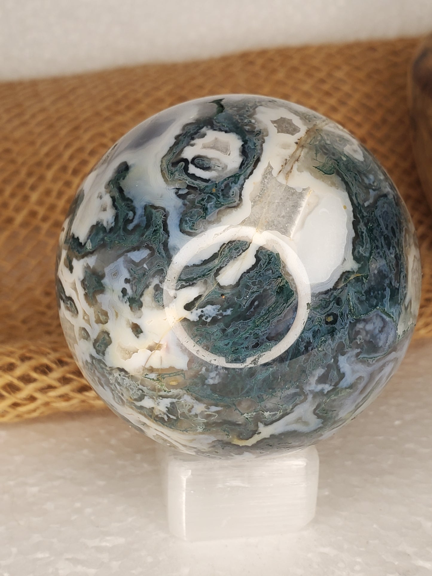 Moss Agate Sphere