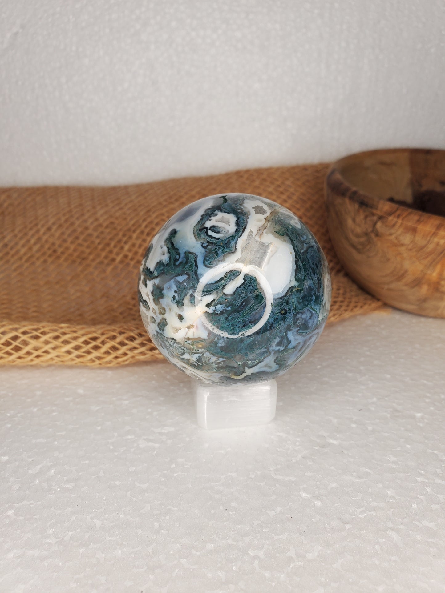 Moss Agate Sphere
