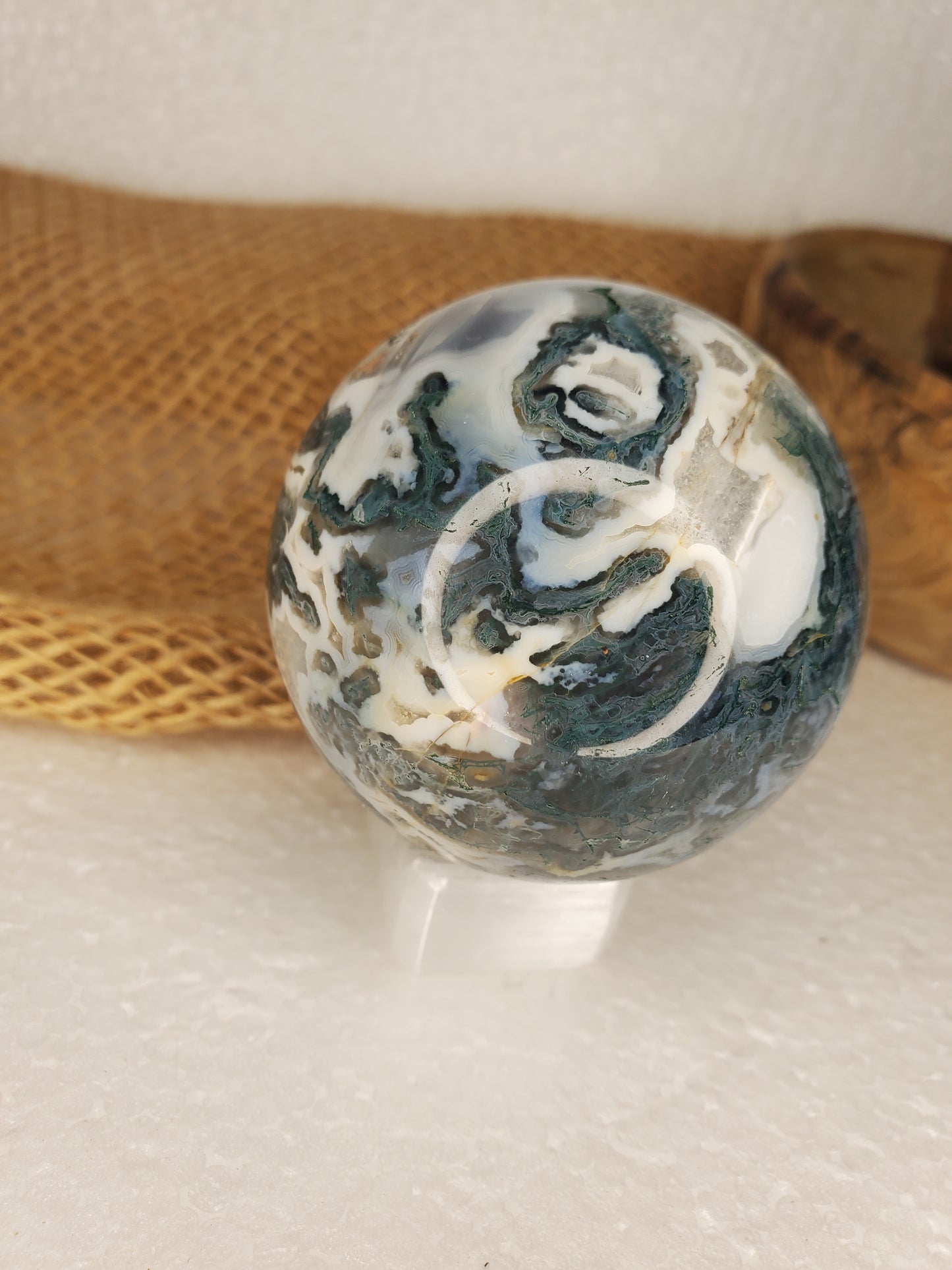 Moss Agate Sphere