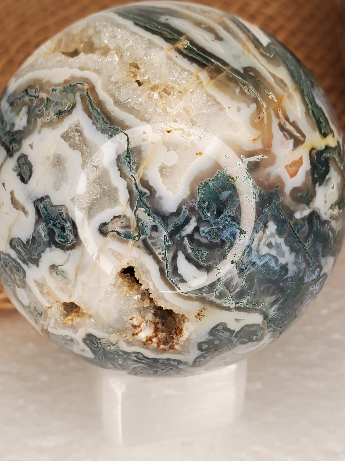 Moss Agate Sphere