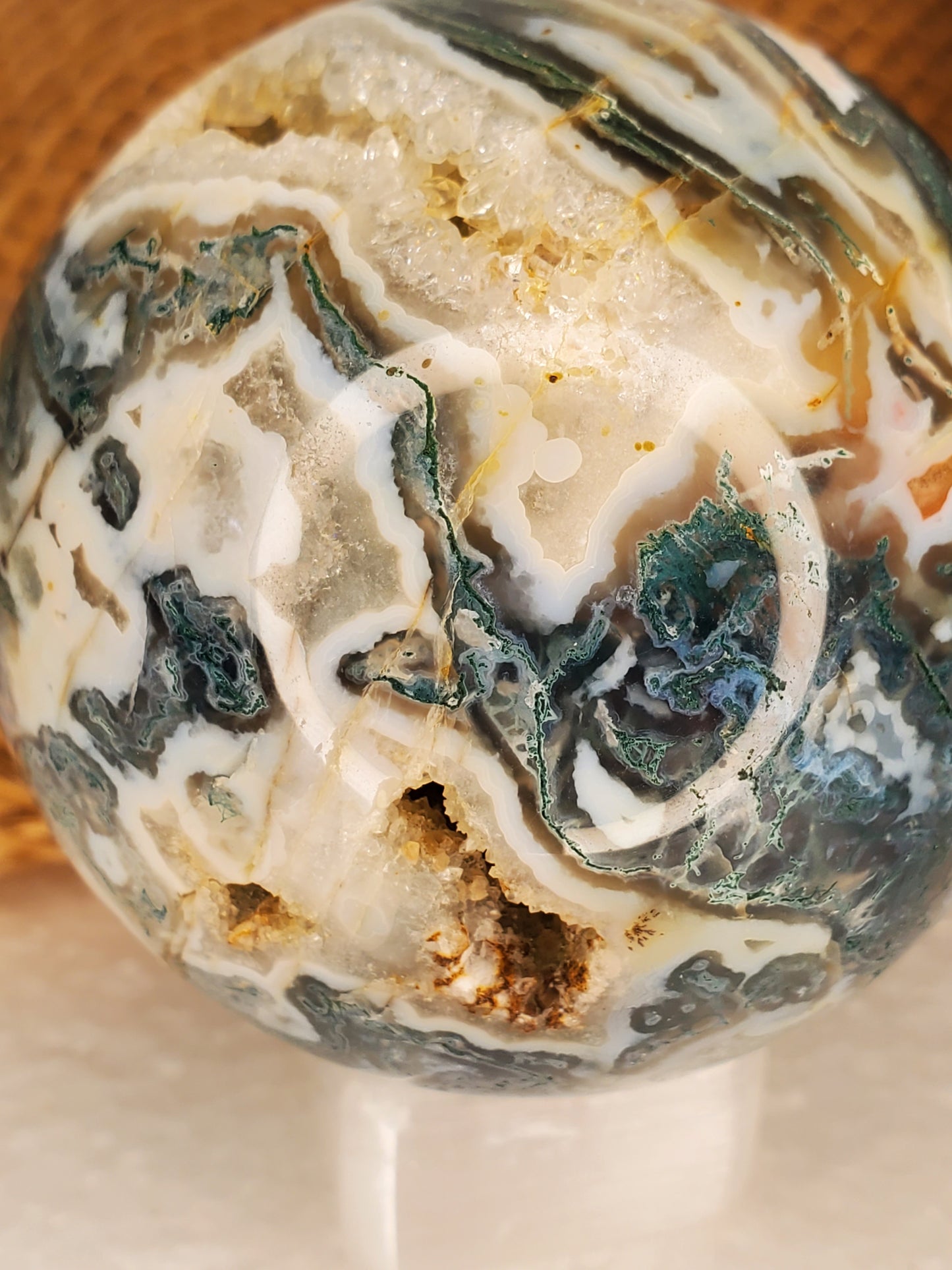 Moss Agate Sphere