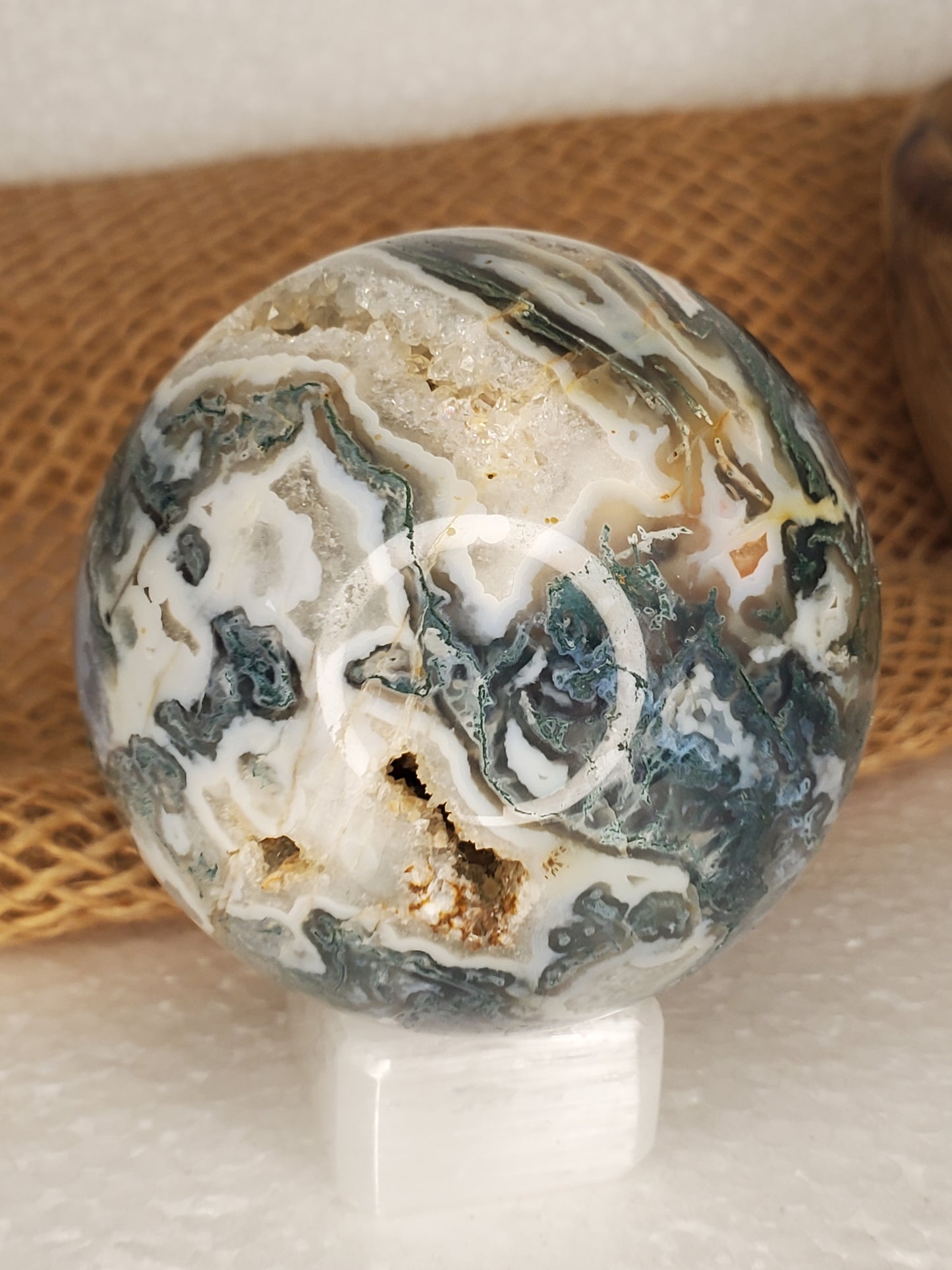 Moss Agate Sphere