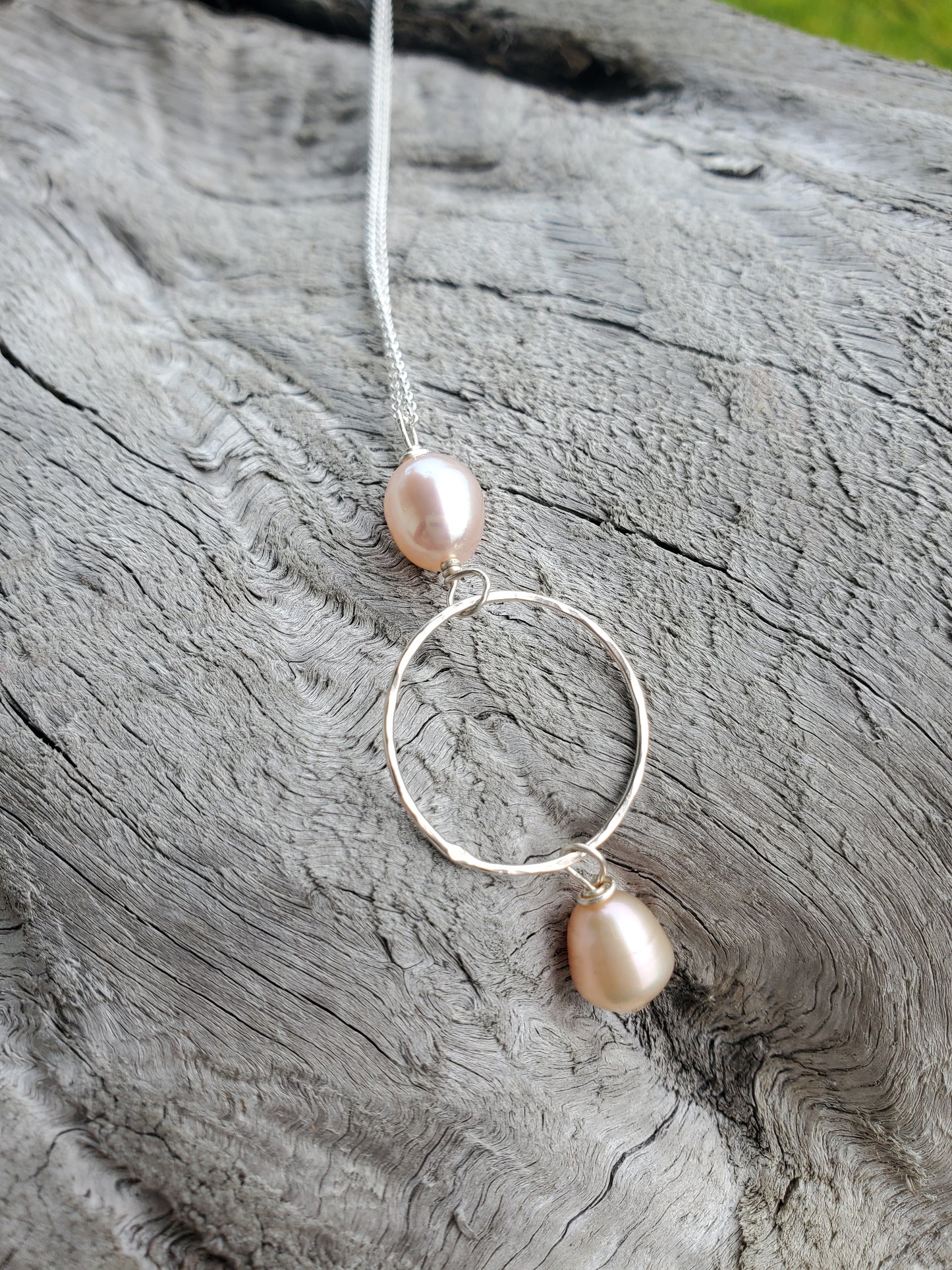Pink Edison Pearl Necklace