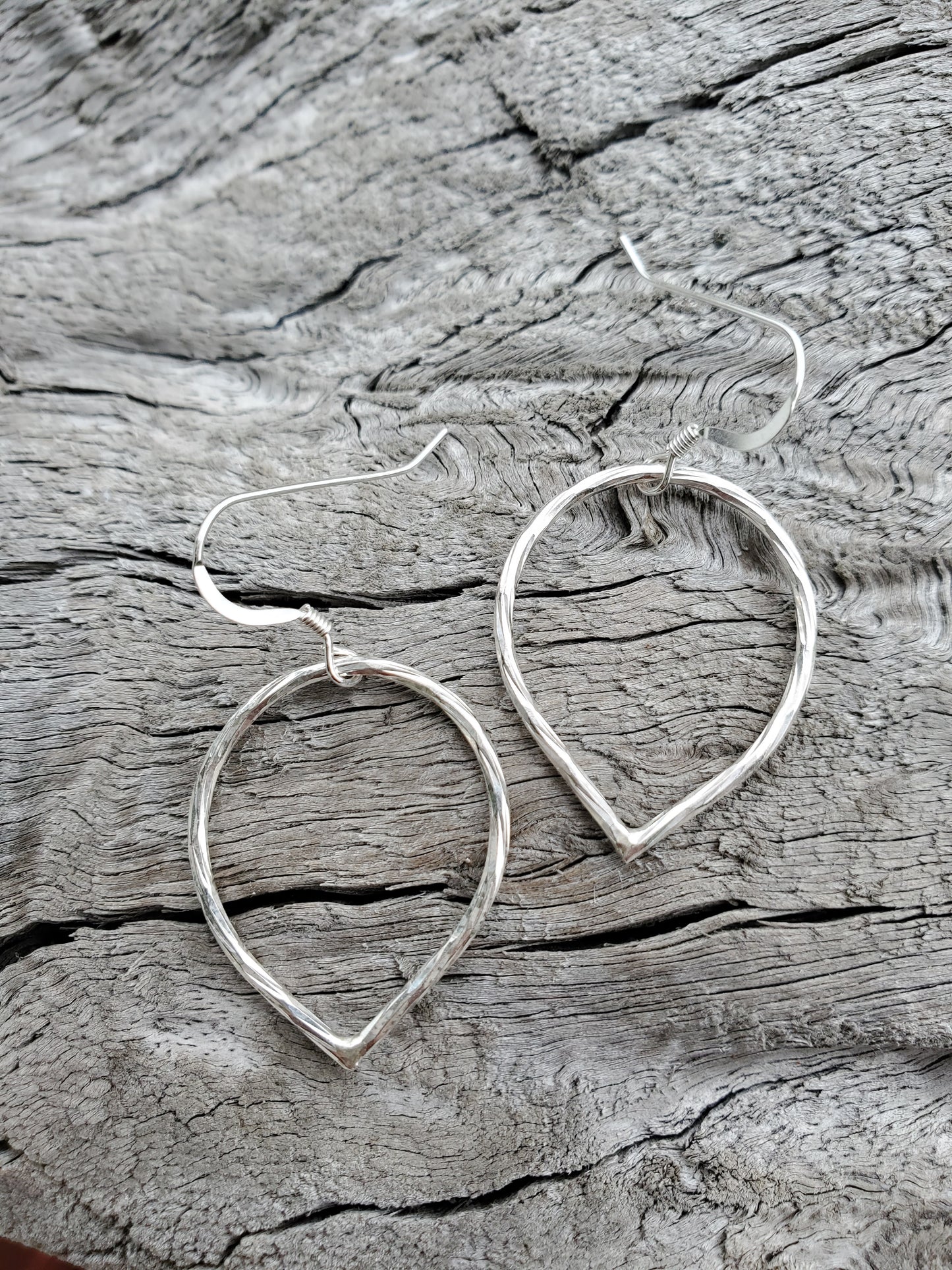 Minimalistic Sterling Teardrop-Tiny
