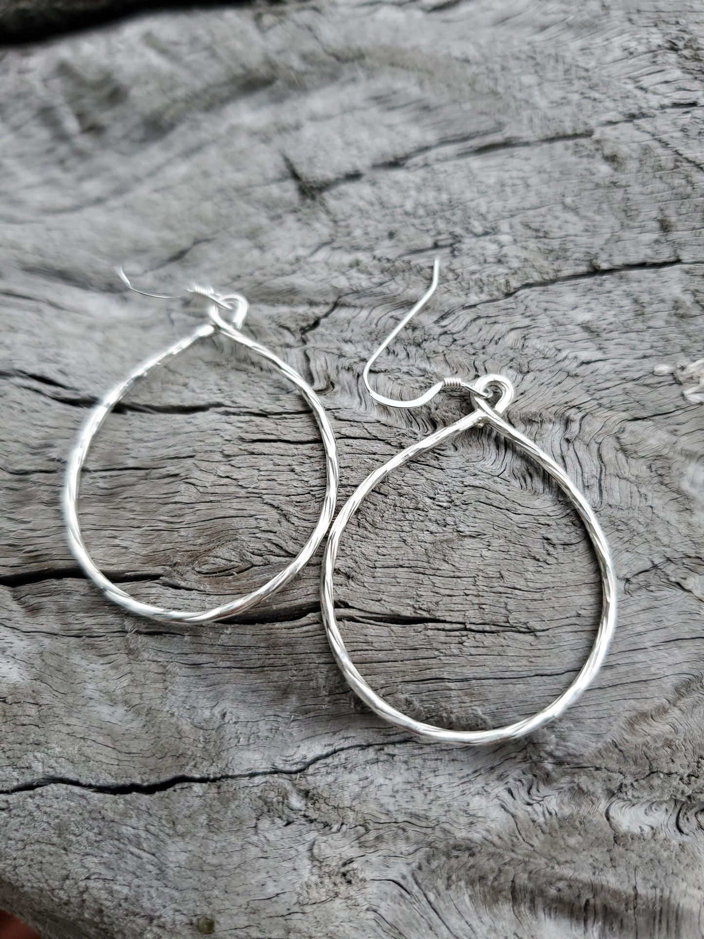 Minimalistic Sterling Teardrop