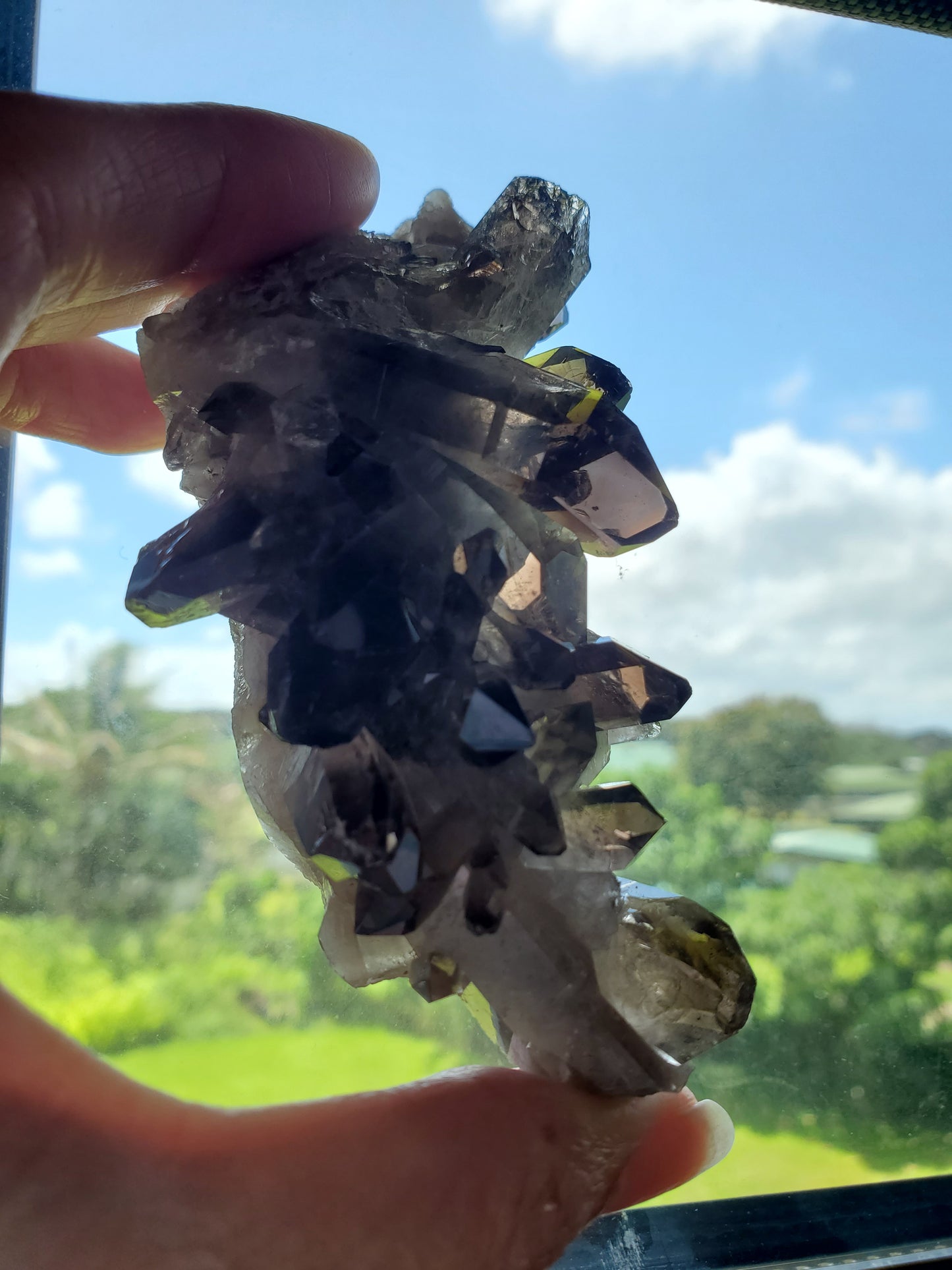 Smoky Quartz Cluster A