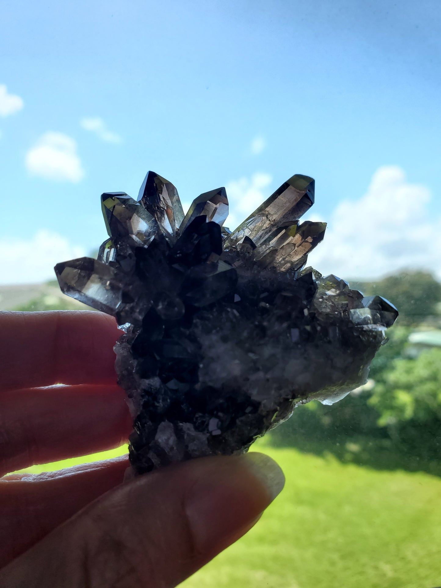 Smoky Quartz Cluster B