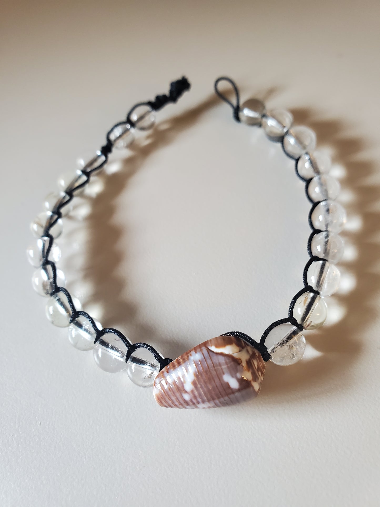 Macrame Clear Quartz Bracelet