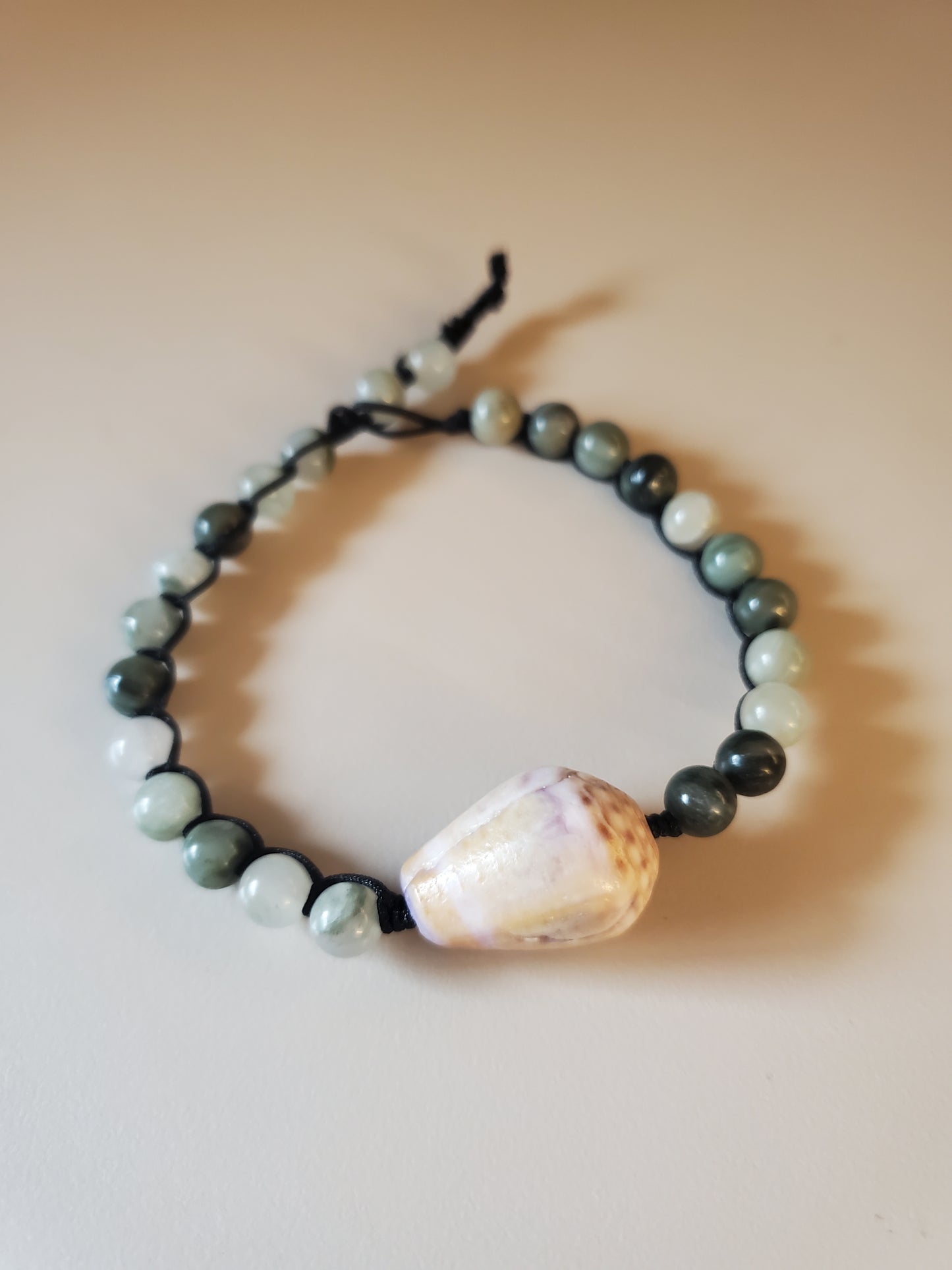 Macrame Green Aventurine Bracelet