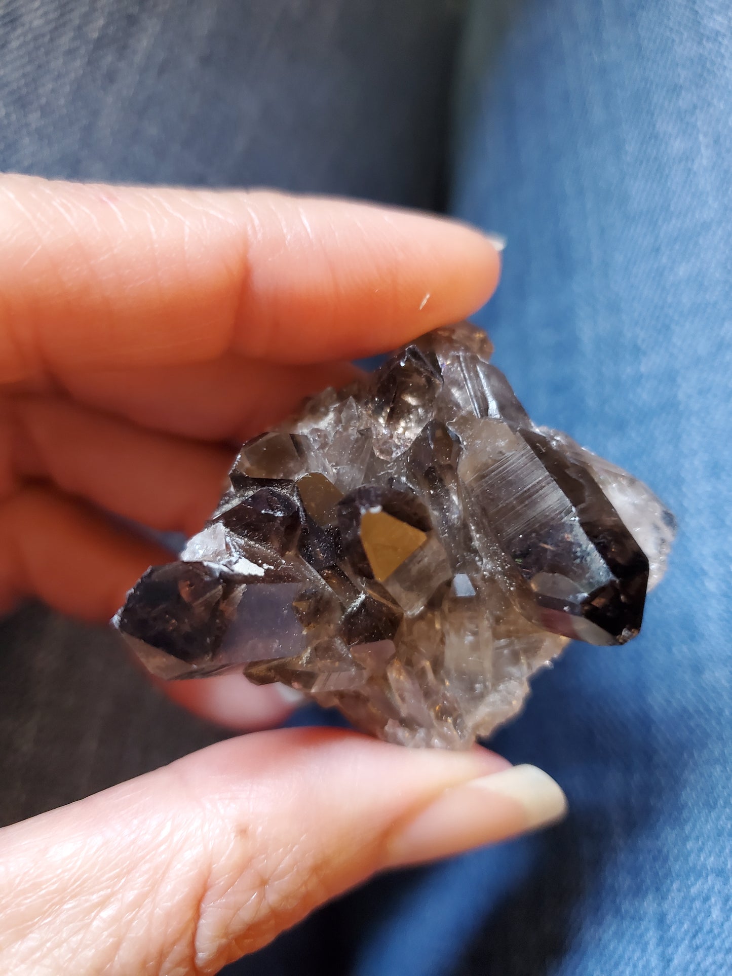 Smoky Quartz Cluster F