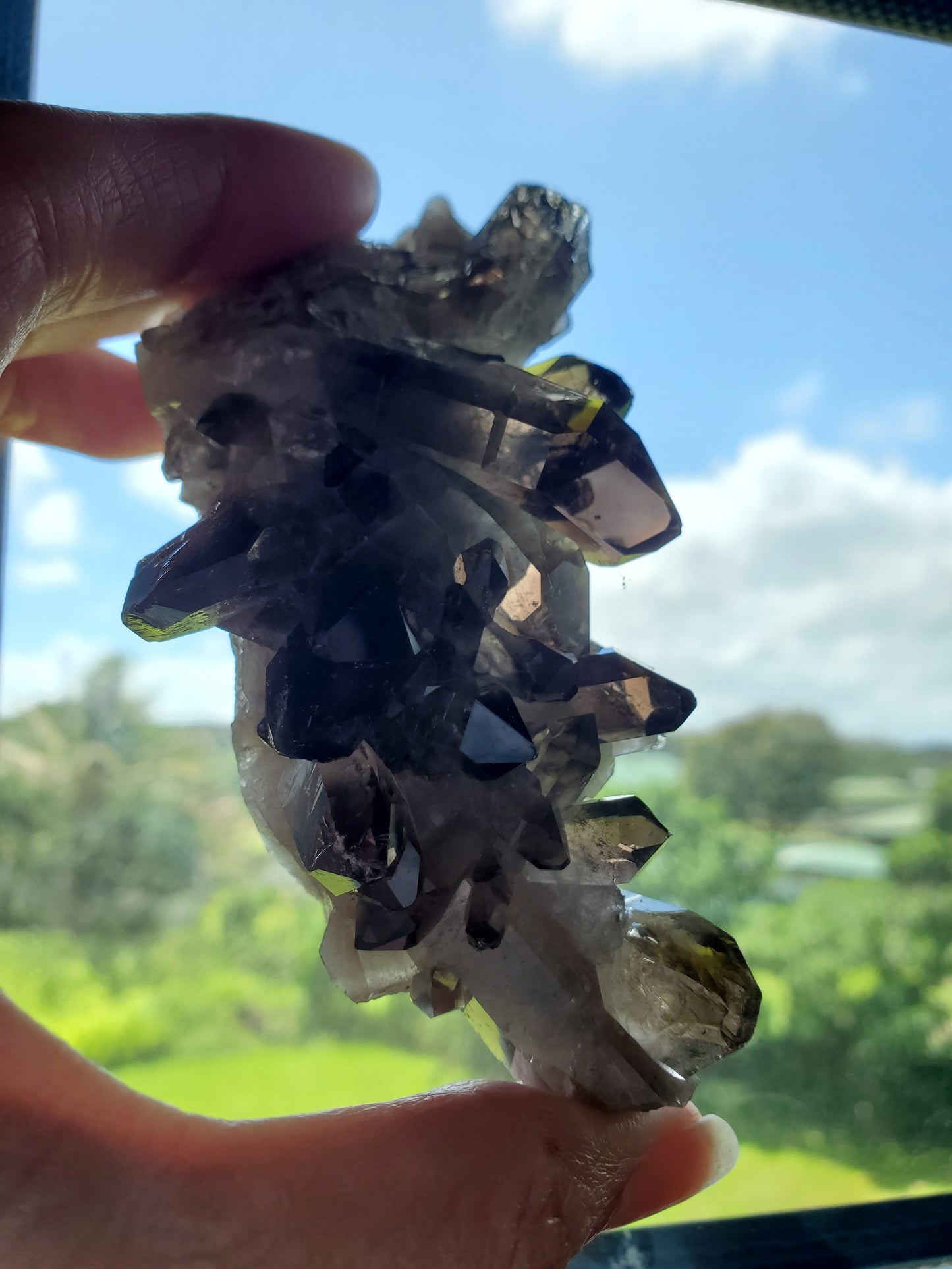 Smoky Quartz Cluster A