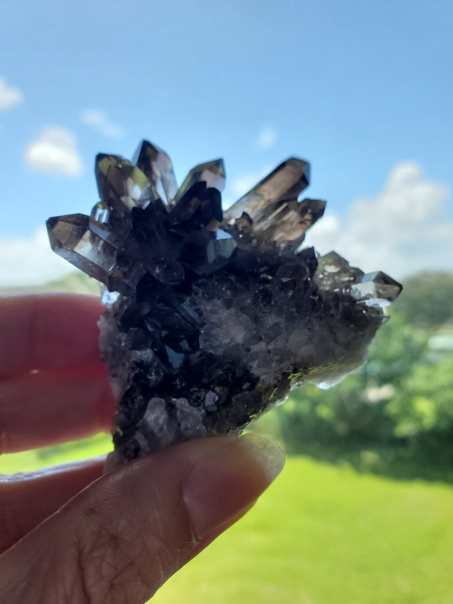 Smoky Quartz Cluster B