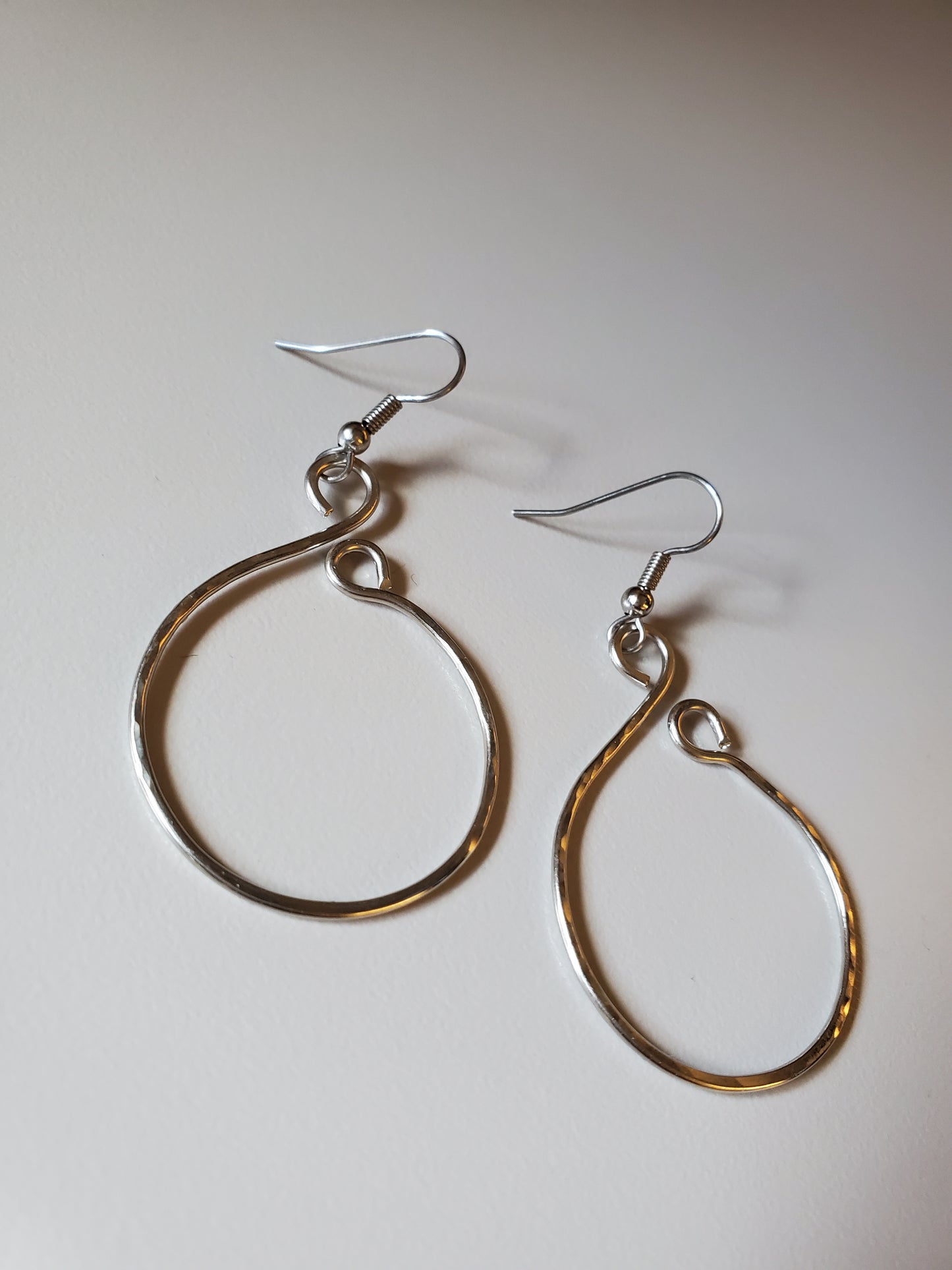 Forged Teardrop Earring
