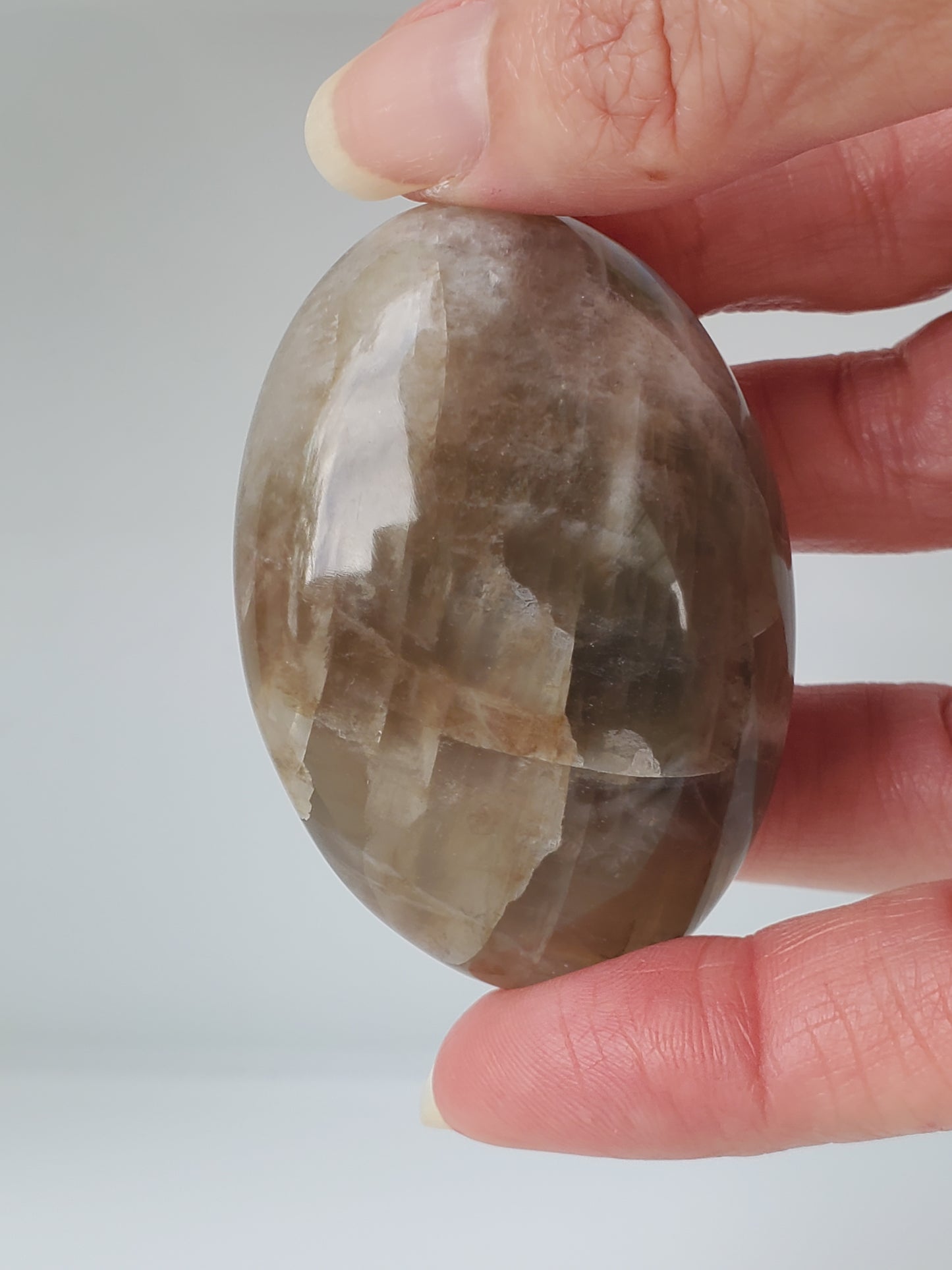 New Moonstone Palm Stone