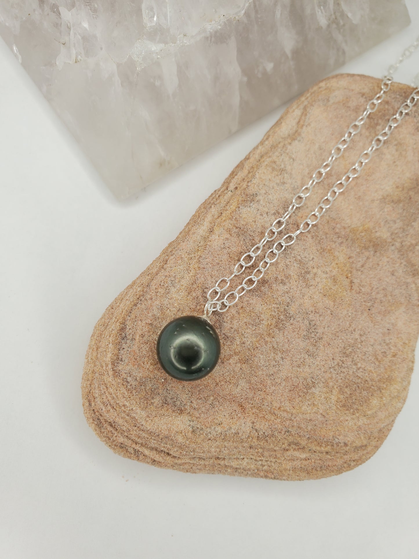 Dark Tahitian Pearl Pendant