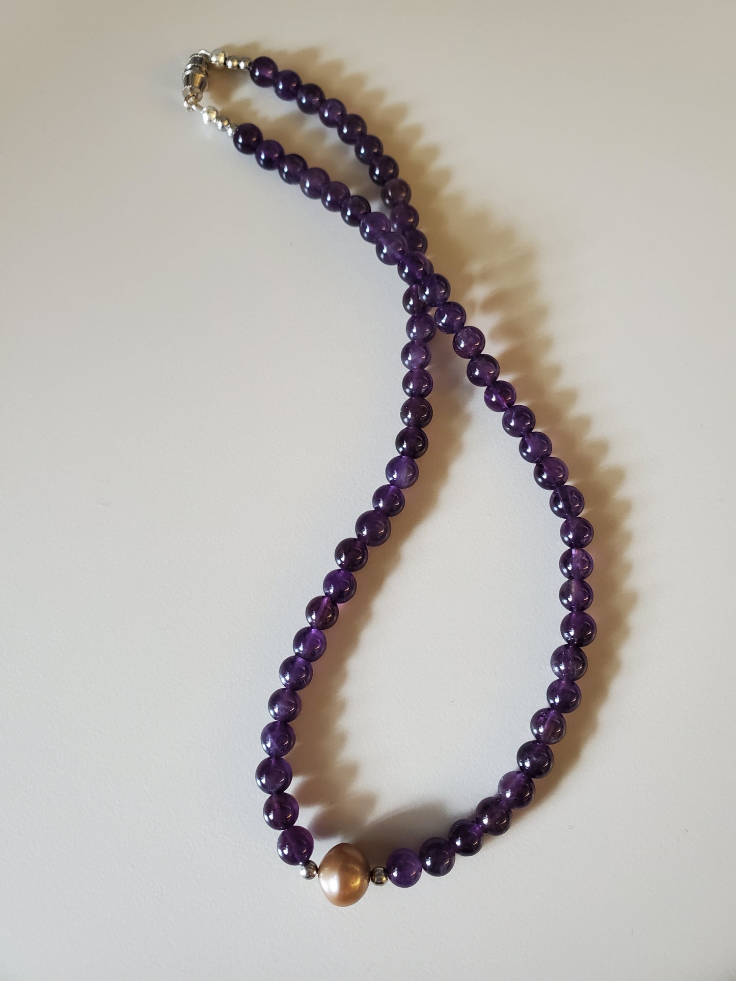 Gemstone Necklace Amethyst