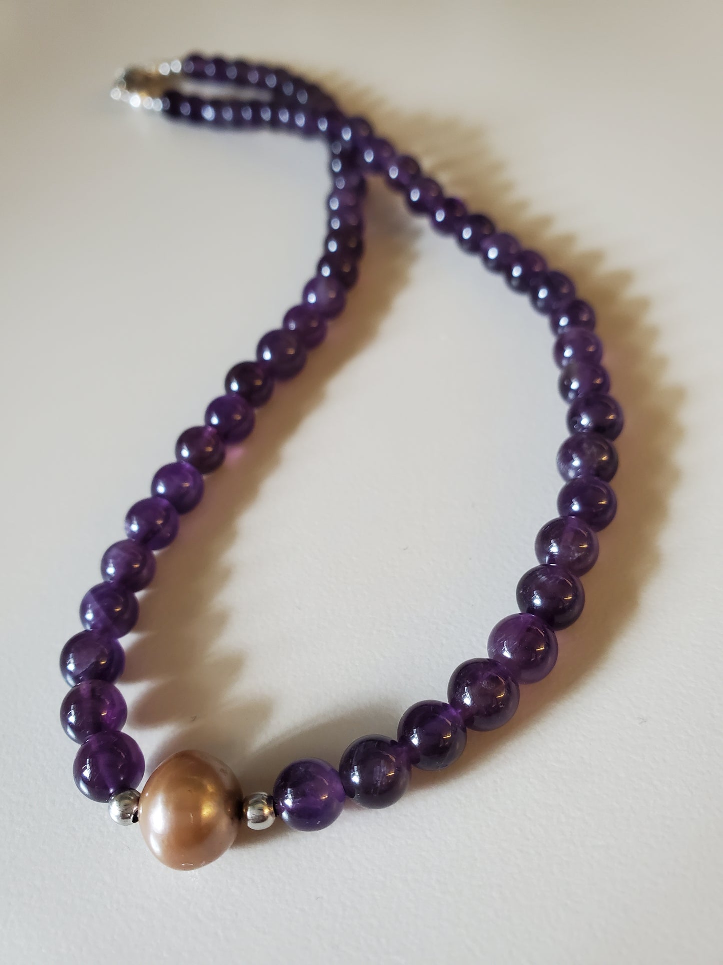 Gemstone Necklace Amethyst