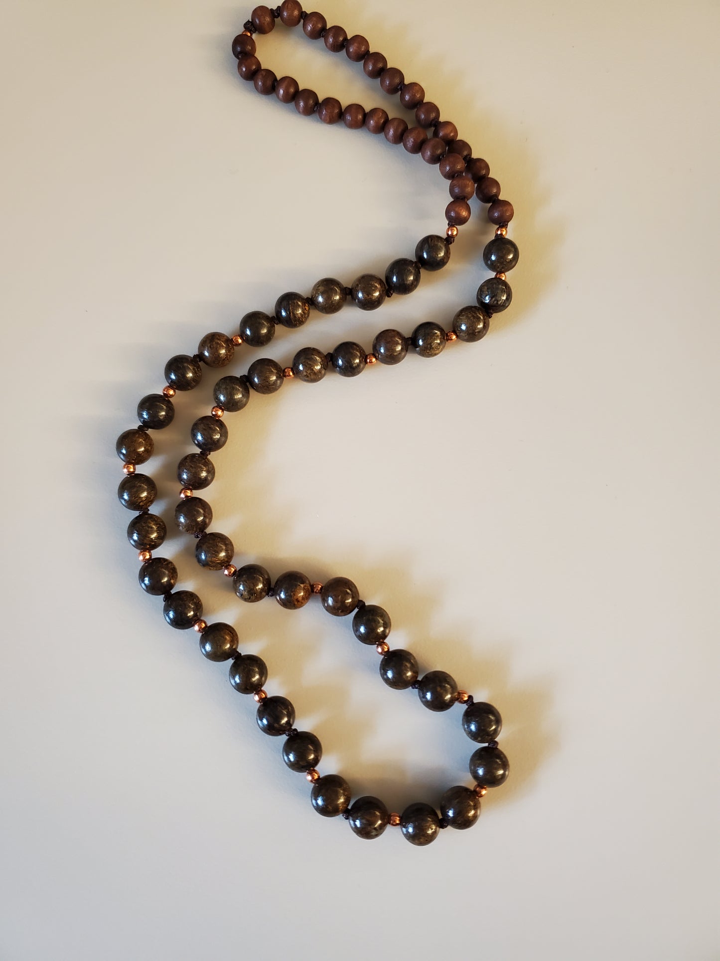 Gemstone Necklace Bronzite