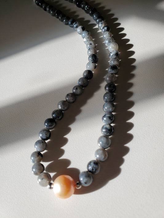 Gemstone Necklace Larvikite