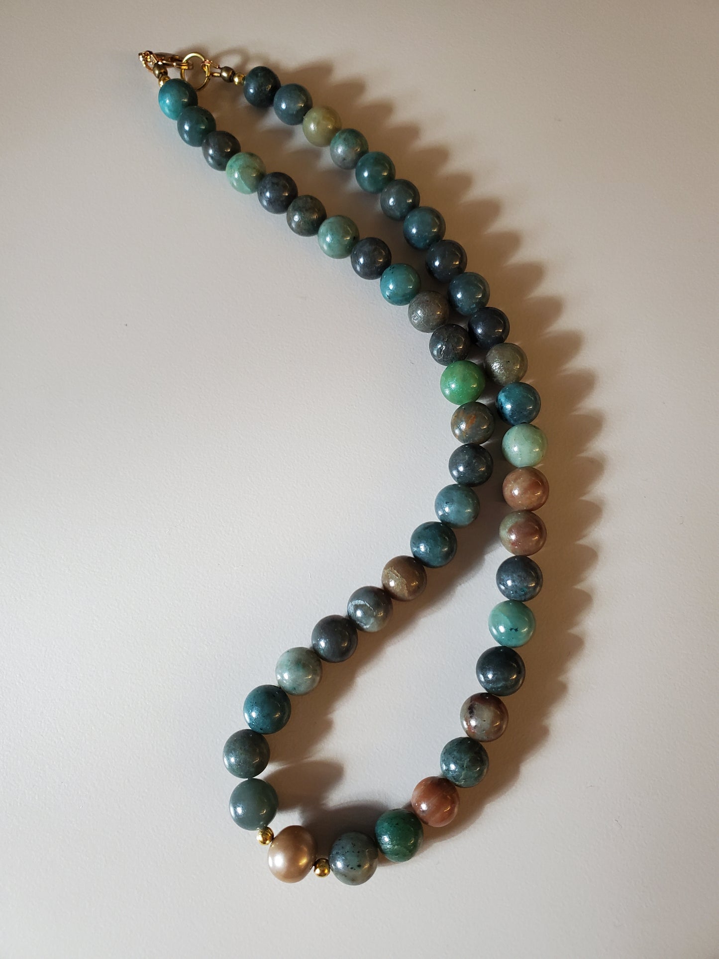 Gemstone Necklace Chrysocolla