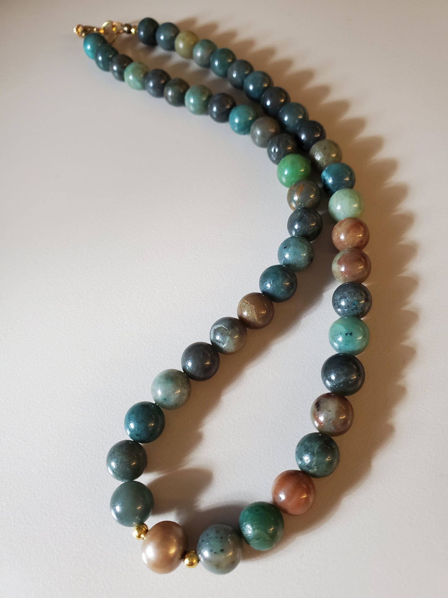 Gemstone Necklace Chrysocolla