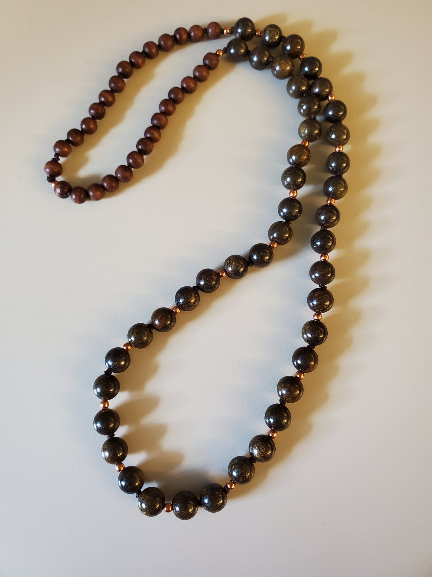 Gemstone Necklace Bronzite