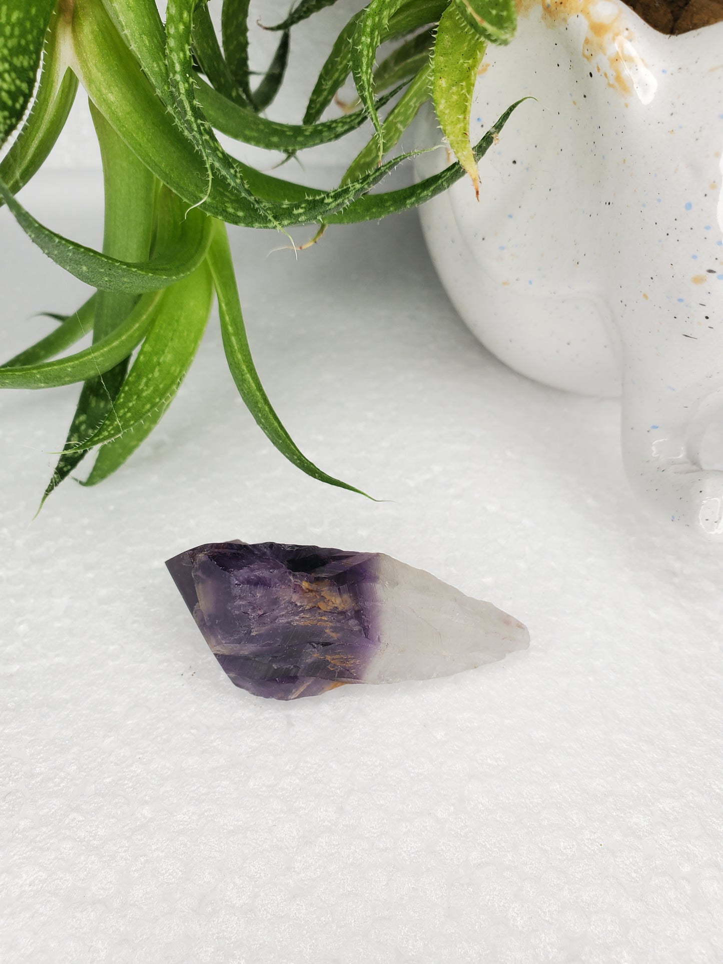 Natural Phantom Amethyst Root Crystal A