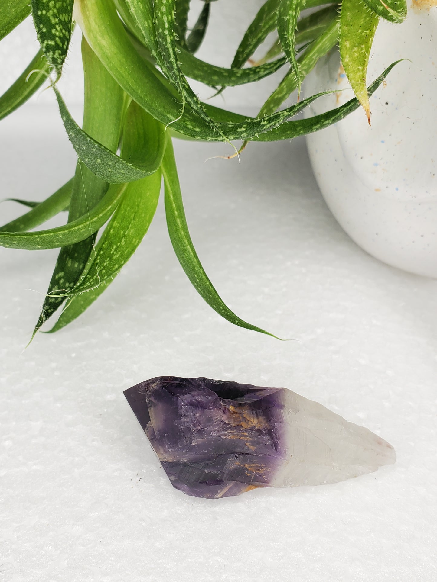 Natural Phantom Amethyst Root Crystal A