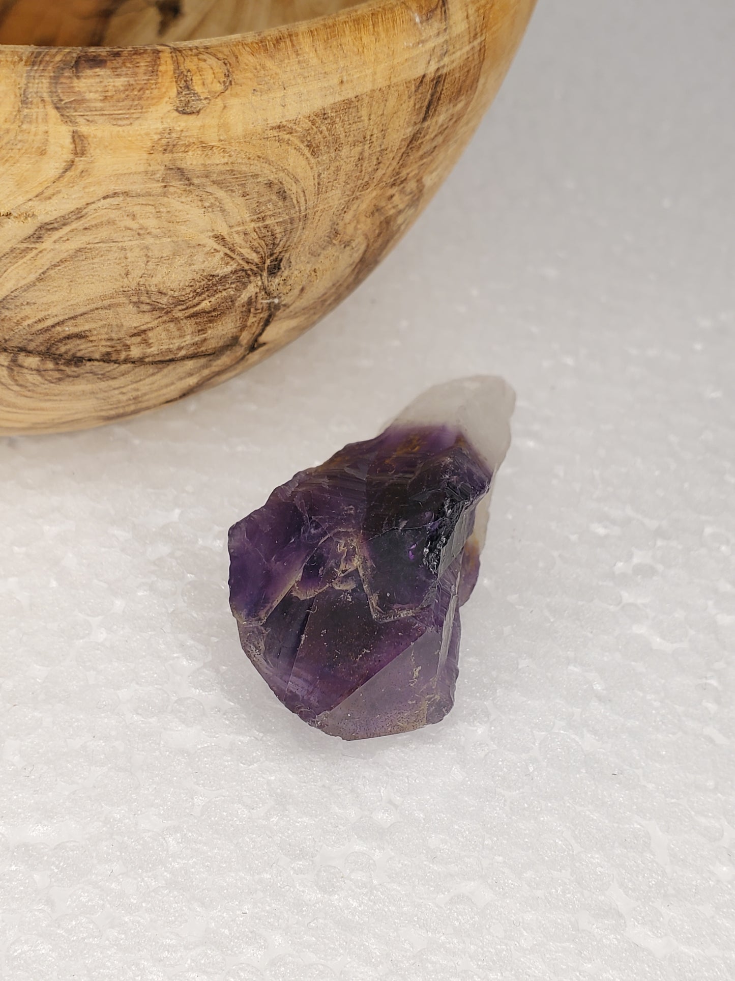 Natural Phantom Amethyst Root Crystal A