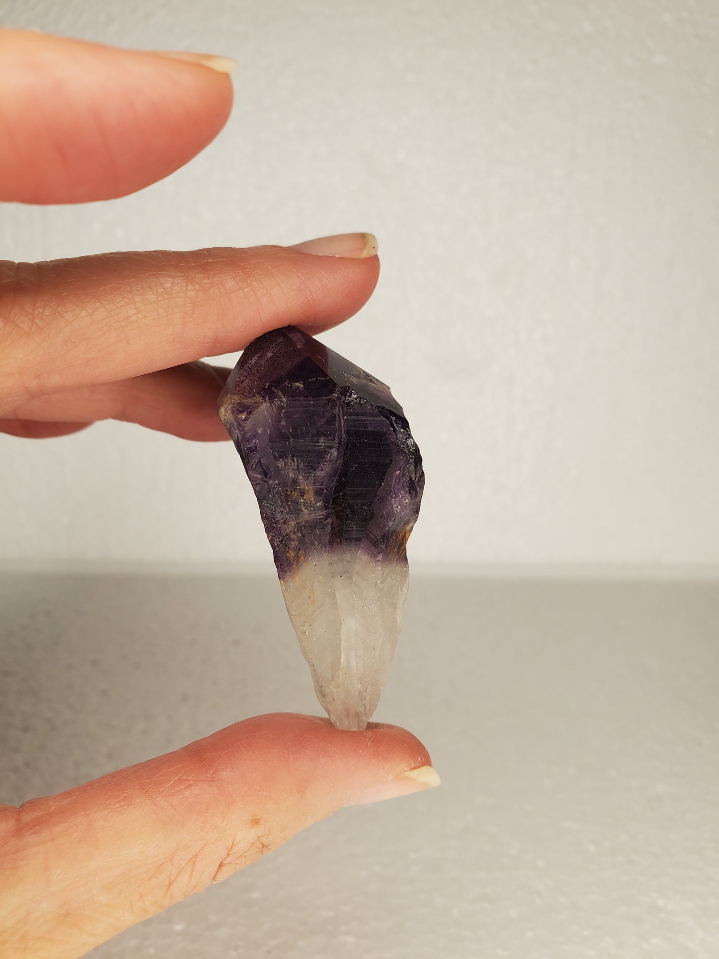 Natural Phantom Amethyst Root Crystal A