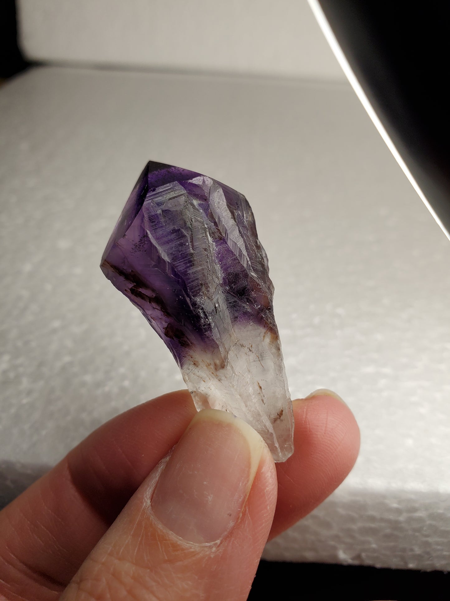 Natural Phantom Amethyst Root Crystal B