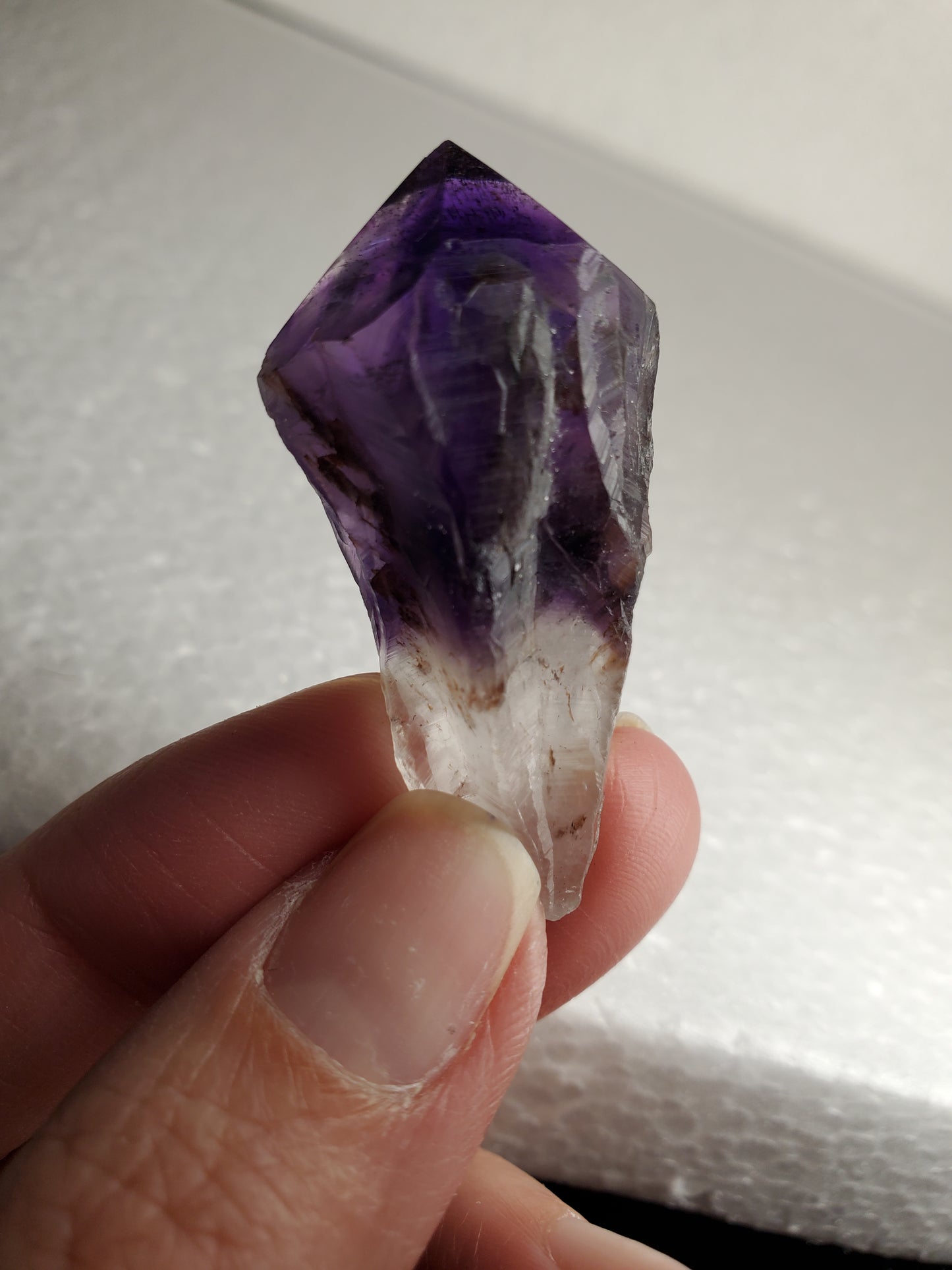 Natural Phantom Amethyst Root Crystal B