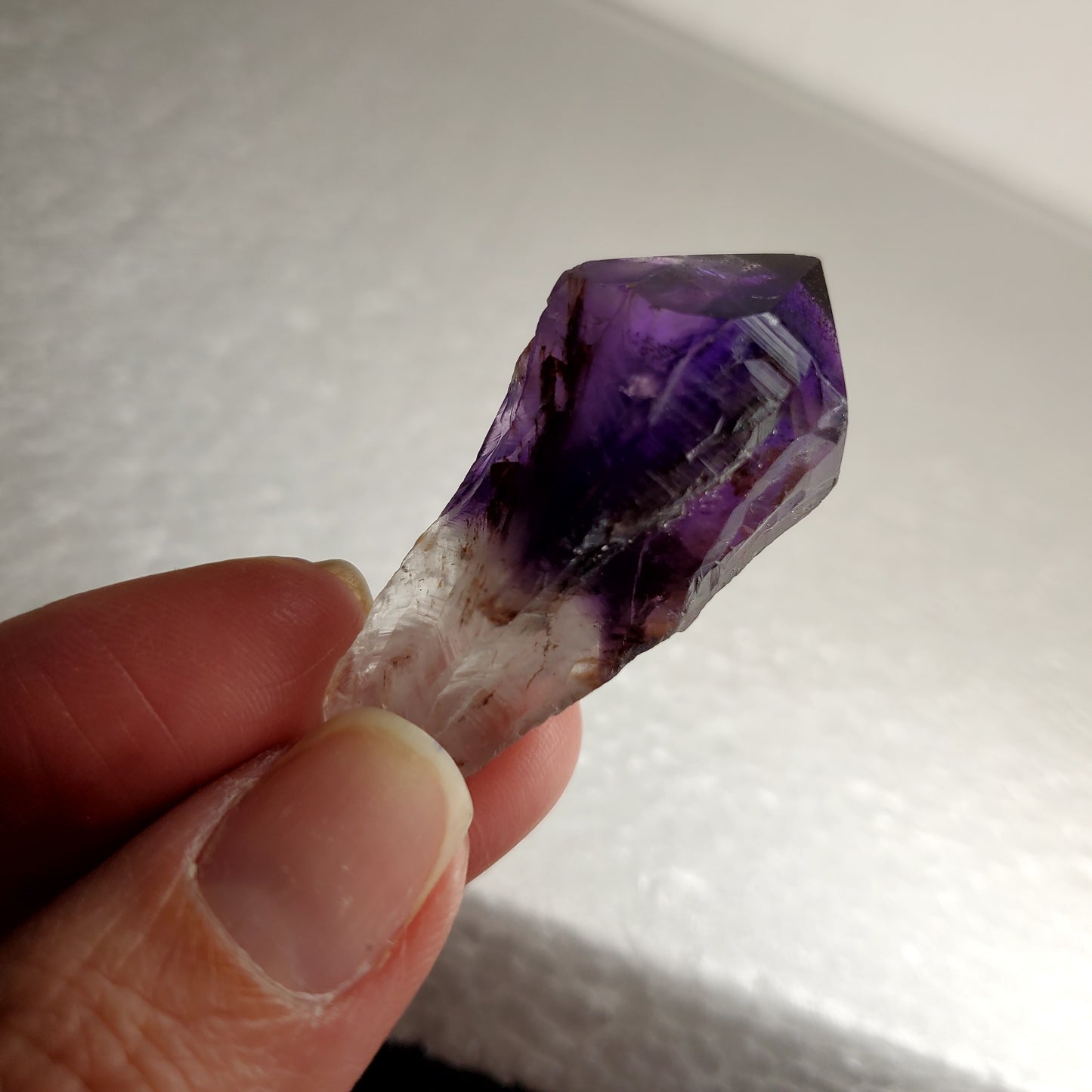 Natural Phantom Amethyst Root Crystal B