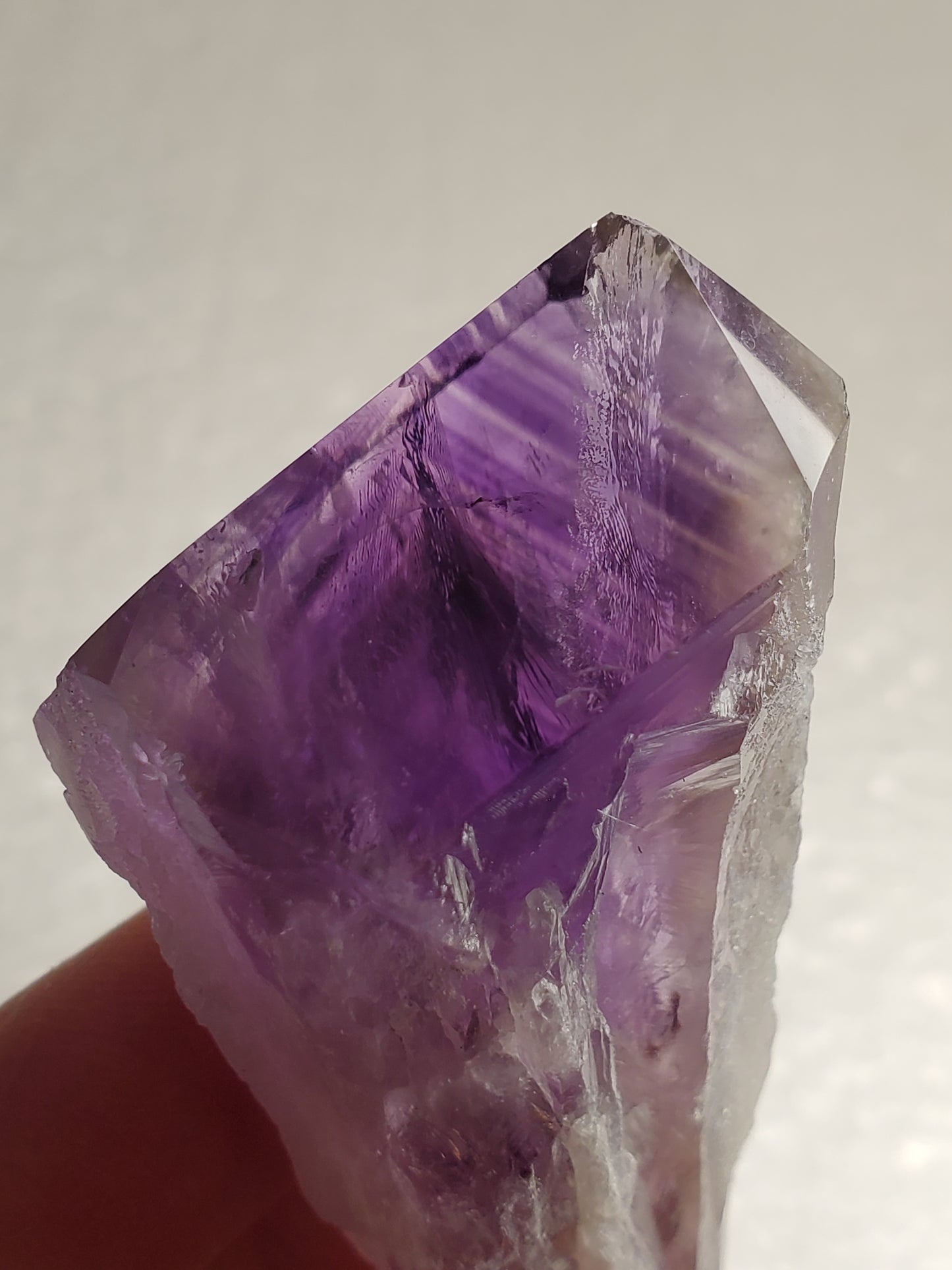 Natural Phantom Amethyst Root Crystal C