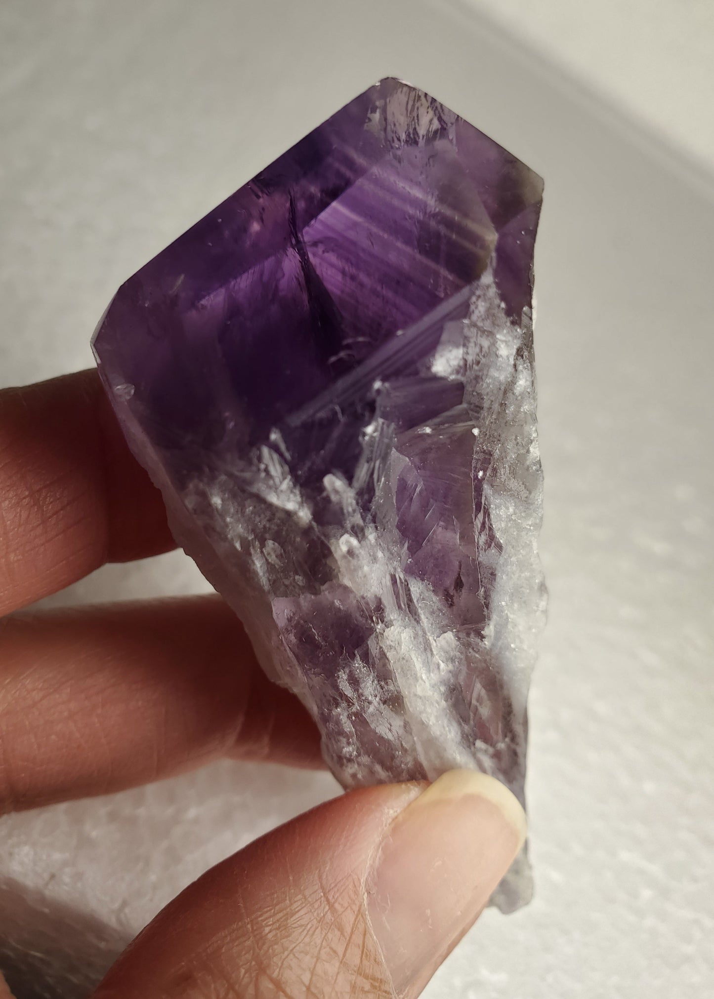 Natural Phantom Amethyst Root Crystal C