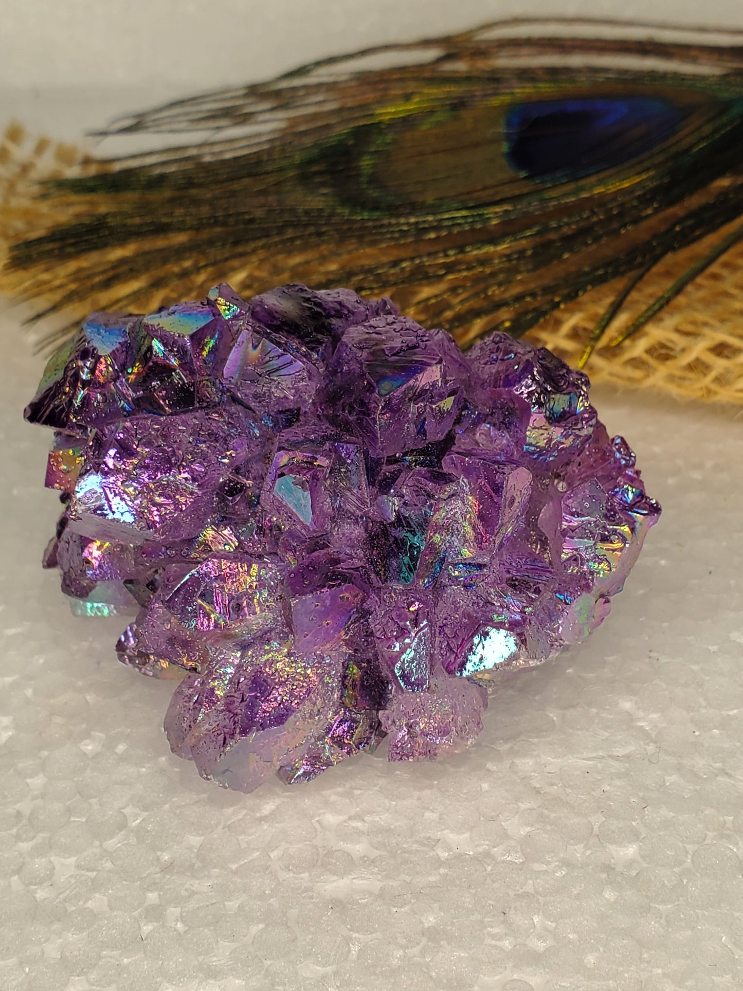 Aura Amethyst Clusters -E