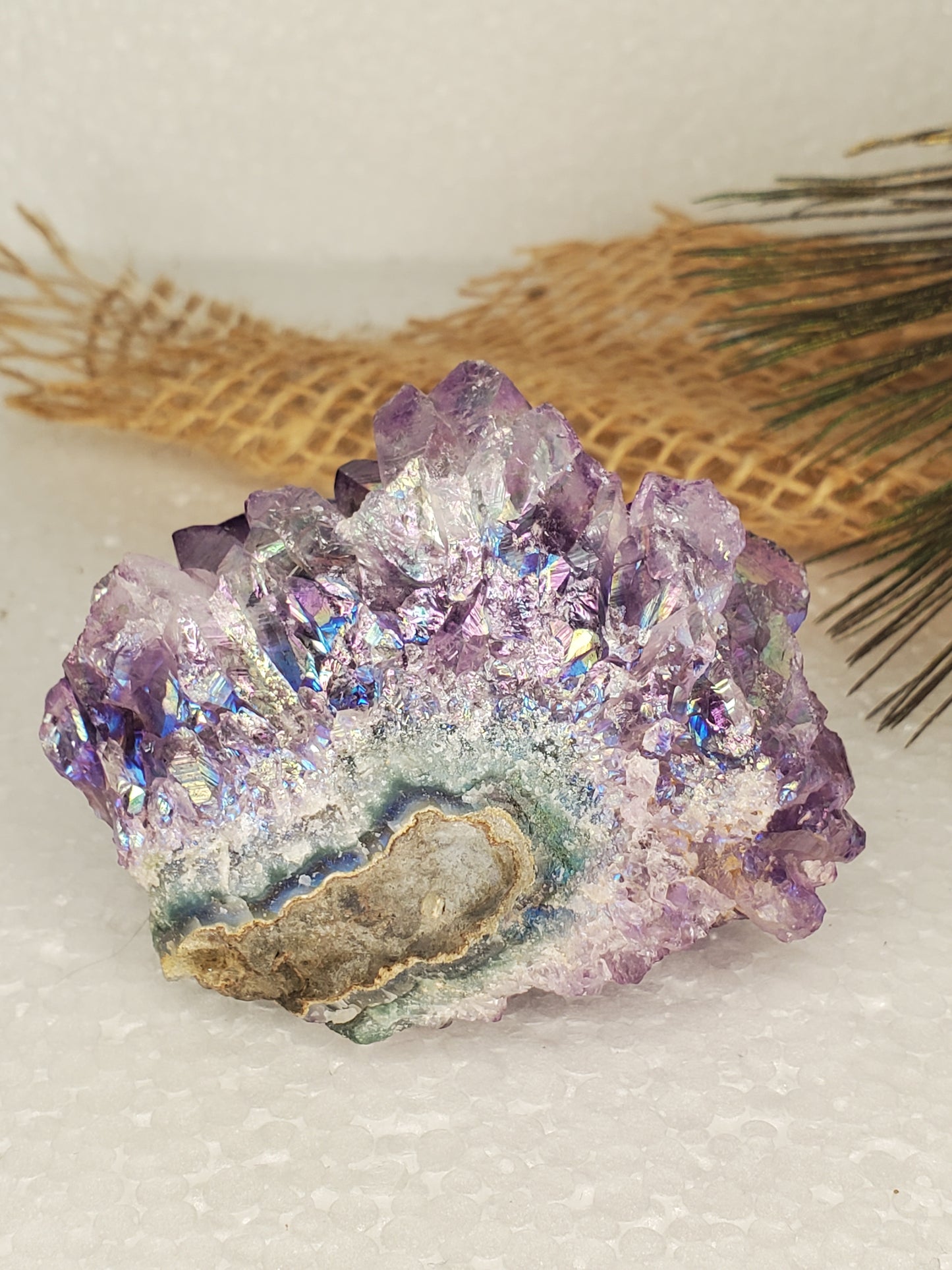 Aura Amethyst Clusters -E