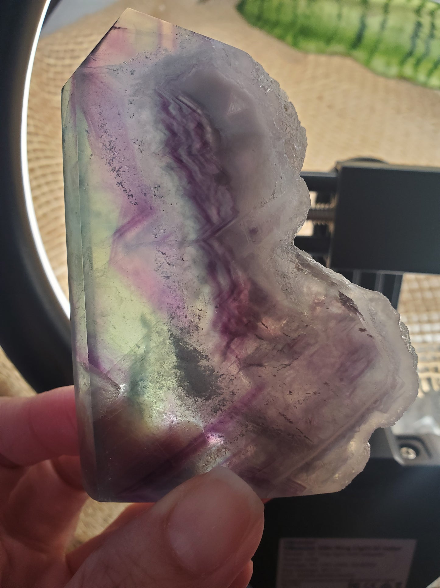 Rainbow Fluorite Slabs A