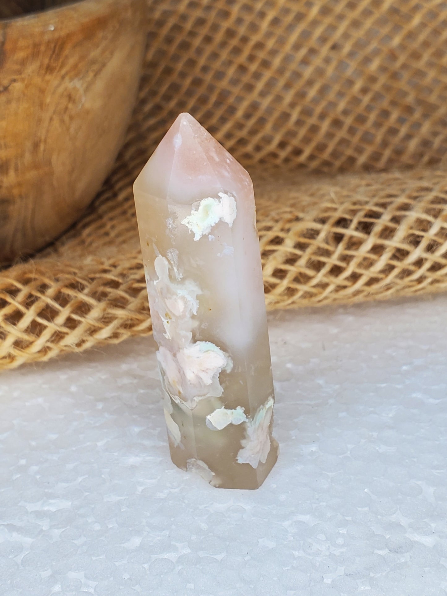 Mini Flower Agate Tower