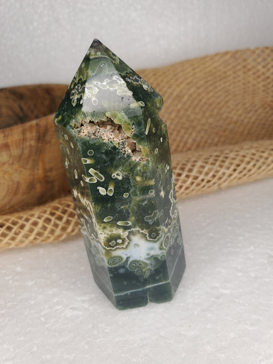 Tree Moss Agate Tower