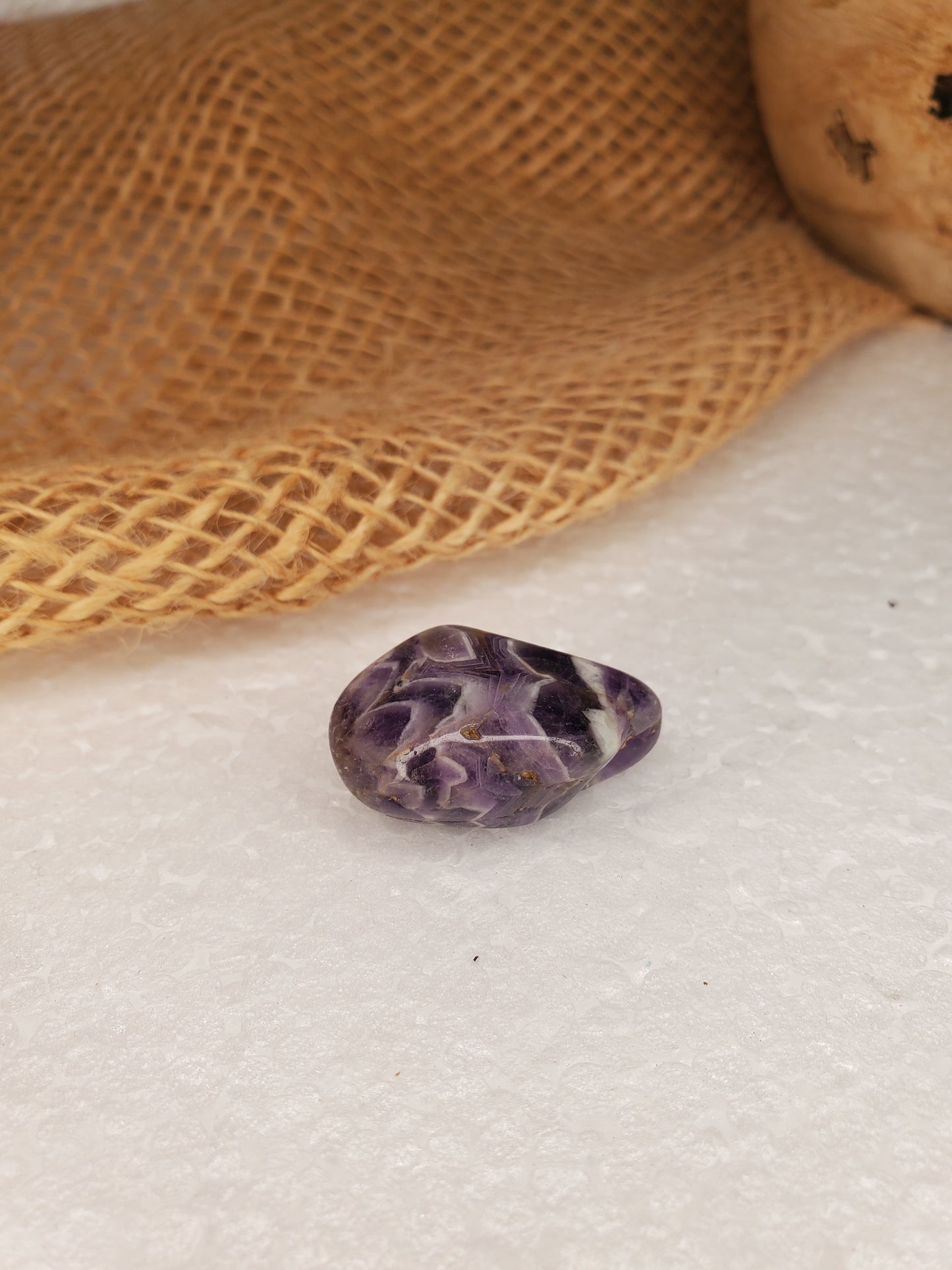 Chevron Amethyst Tumble